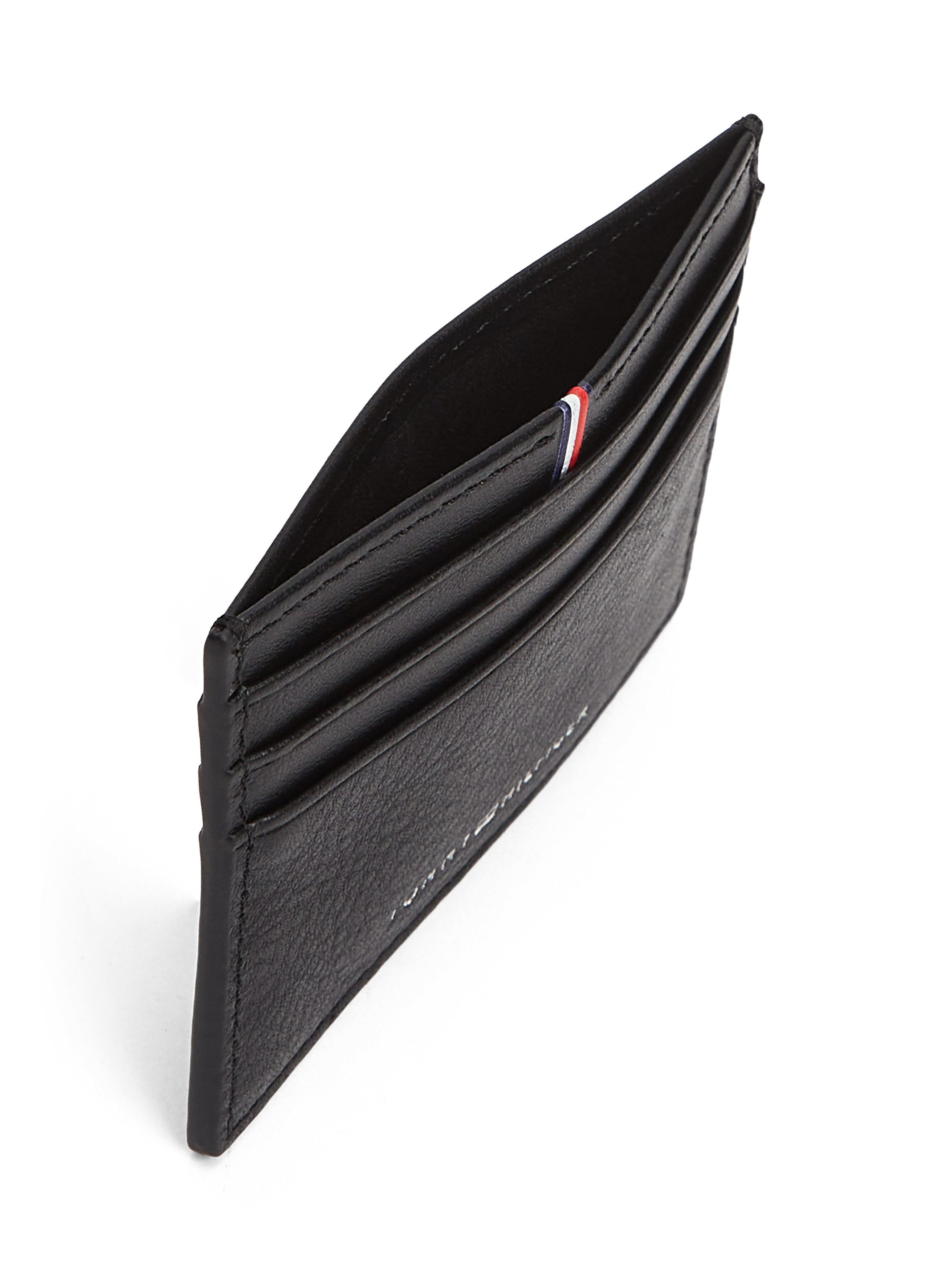 Tommy Hilfiger Kartenetui TH CORP CC HOLDER, Unisex Geldbeutel, Portemonnaie mit Logoschriftzug