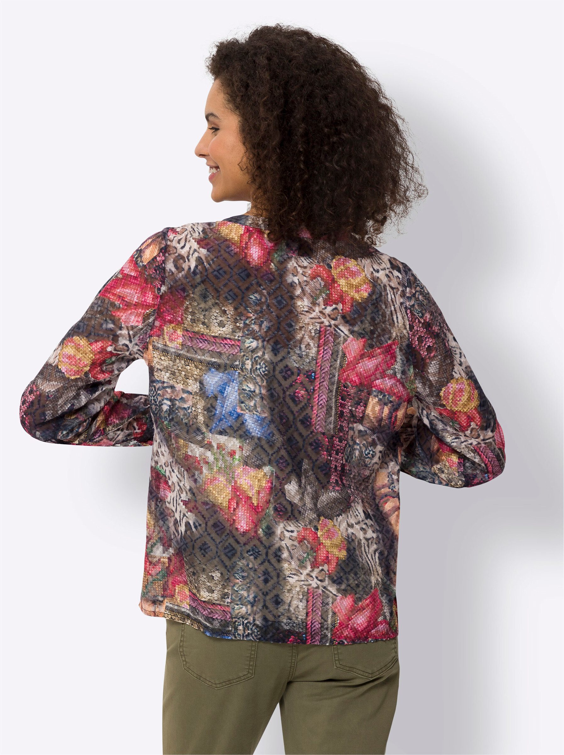 heine Klassische Bluse Druckbluse günstig online kaufen