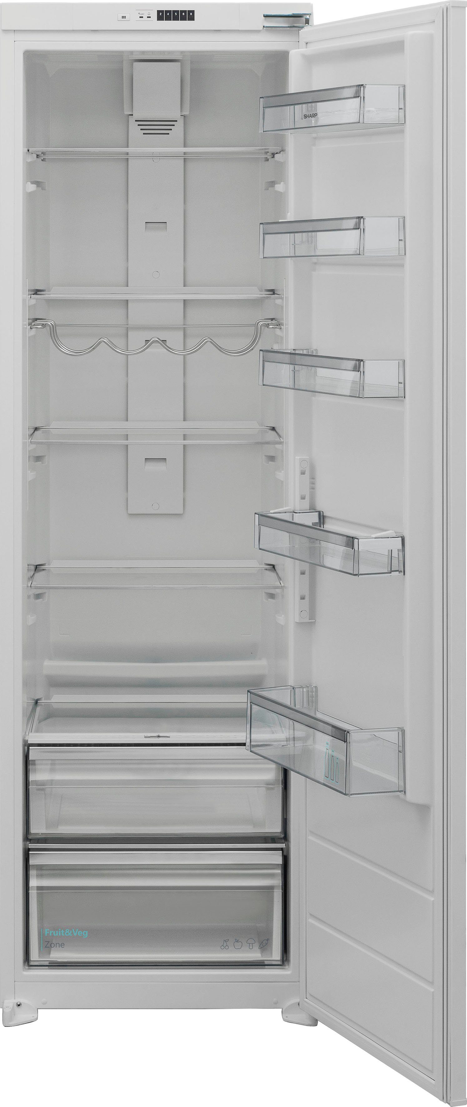 Sharp Einbaukühlschrank SJ-LD300E00X-EU, 177 cm hoch, 54 cm breit, (178cm Nische), Festtür