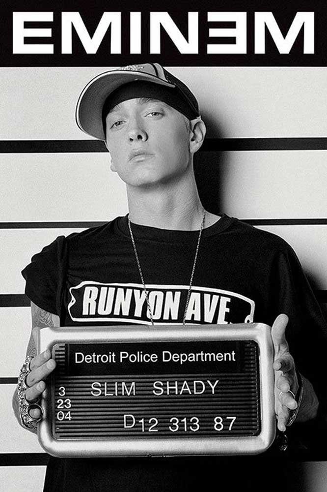 Poster Eminem - Poster - Mugshot