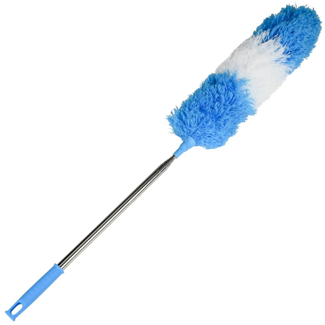 BENSON Staubwedel Flexibler Teleskop-Staubwedel 248 cm Ausziehbar Antistatisch Waschbar (1-St., 1er-Set & 2er-Set & 3er-Set), Ausziehbarer Staubwedel (78–248 cm) aus Edelstahl mit flexiblem Kopf