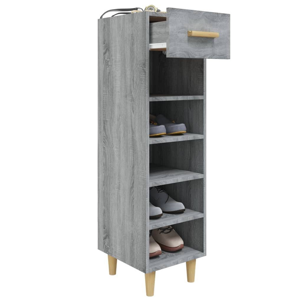 Sonoma cm Holzwerkstoff Schuhschrank 30x35x105 Grau furnicato