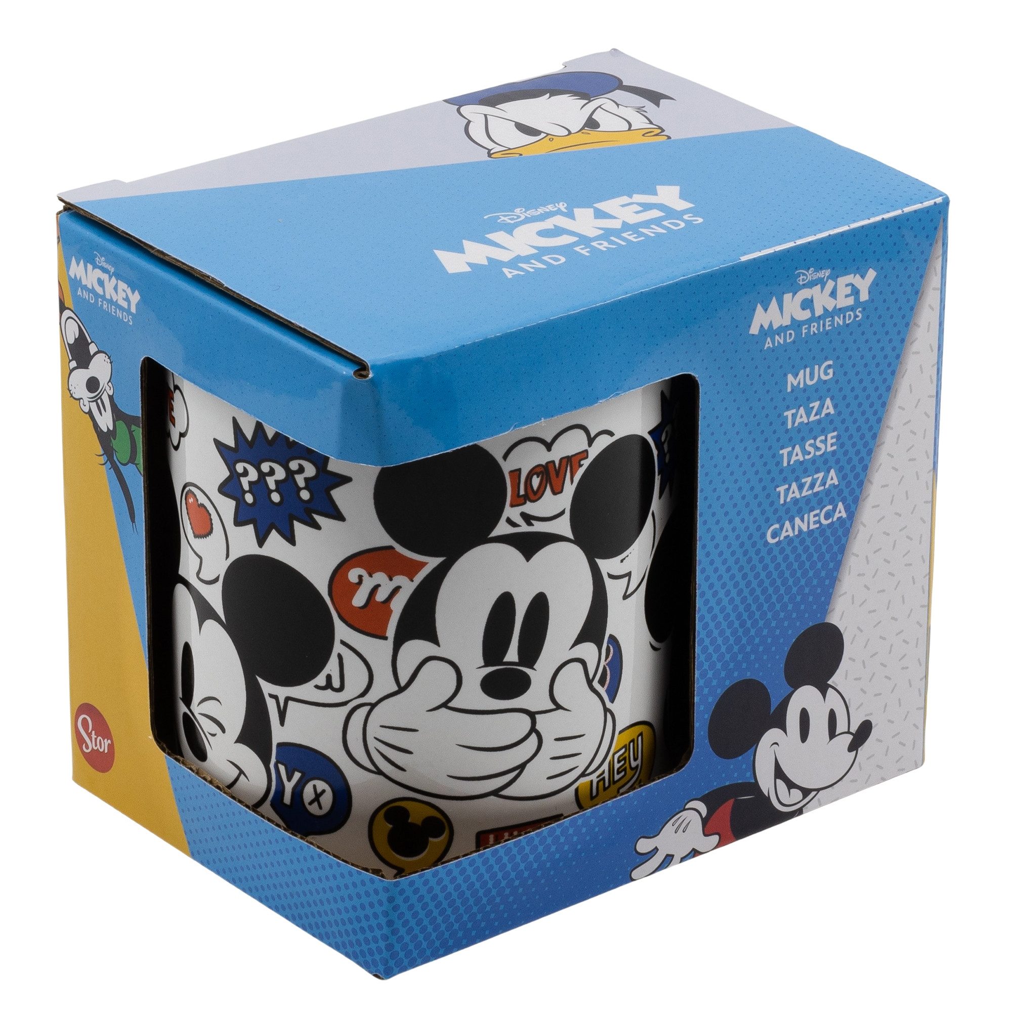 Disney Tasse Disney Classisc Mickey Maus Kaffeetasse Teetasse Tasse 325 ml, Keramik