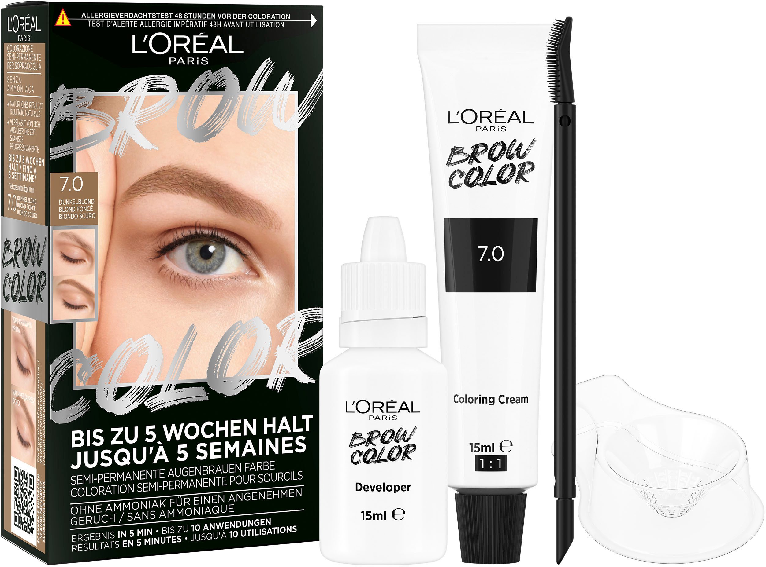 L'ORÉAL PARIS Augenbrauenpflege flüssige Textur, für alle Hauttypen