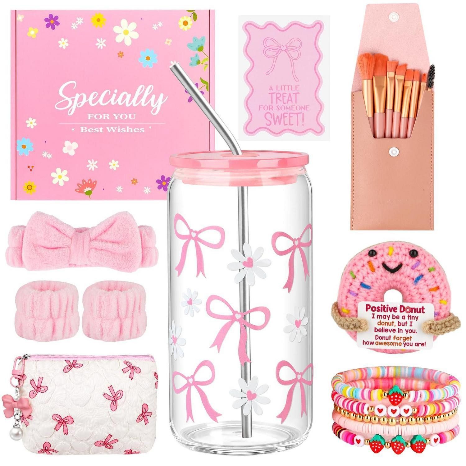 LuxusKollektion Geschenkbox Geschenkbox Mädchen Pink Cup Donut (1 St)