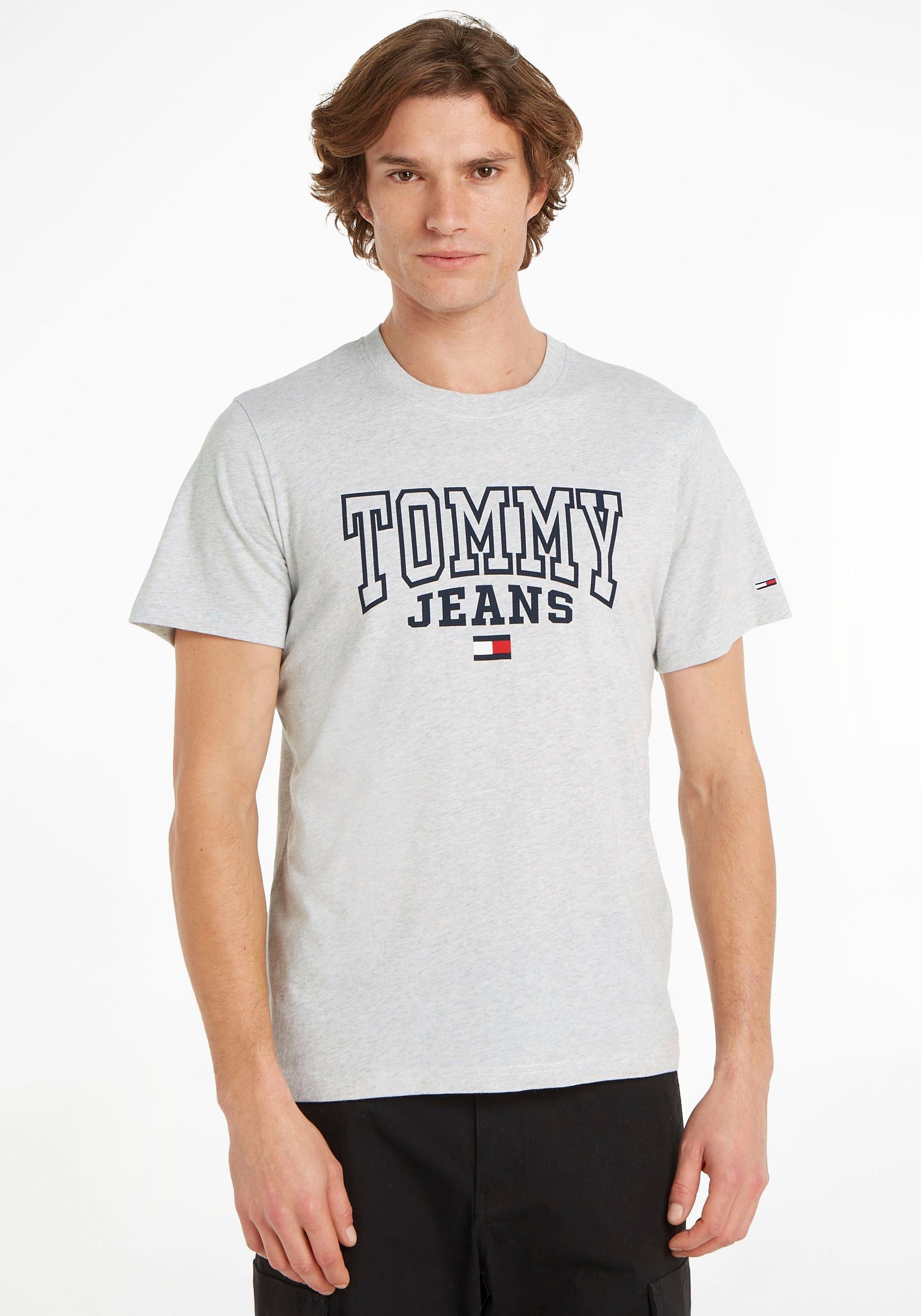 Tommy Jeans T-Shirt TJM RGLR ENTRY GRAPHIC TEE Silver Grey Heather
