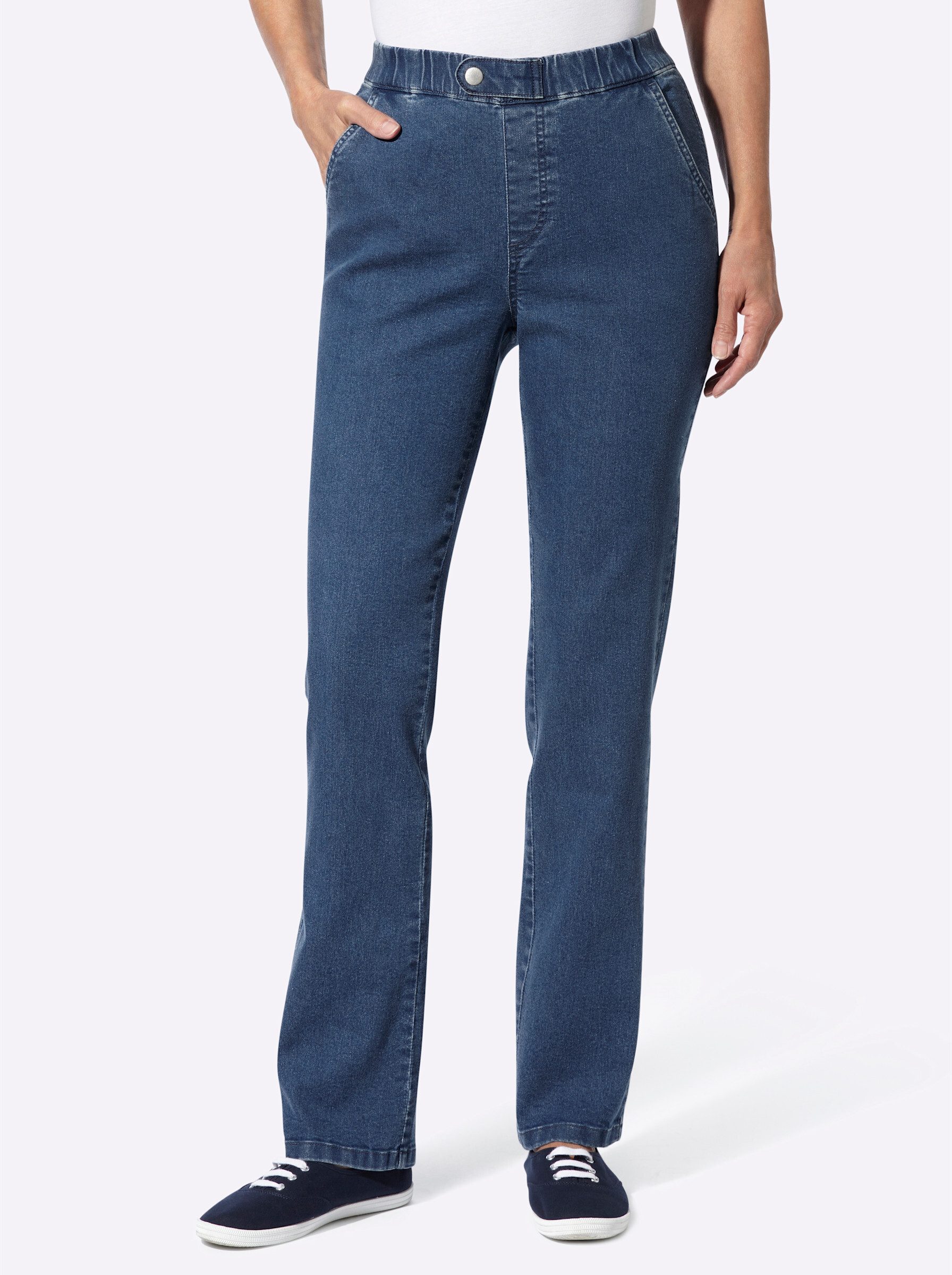 Sieh an! Bequeme Jeans Jeans komfortabel