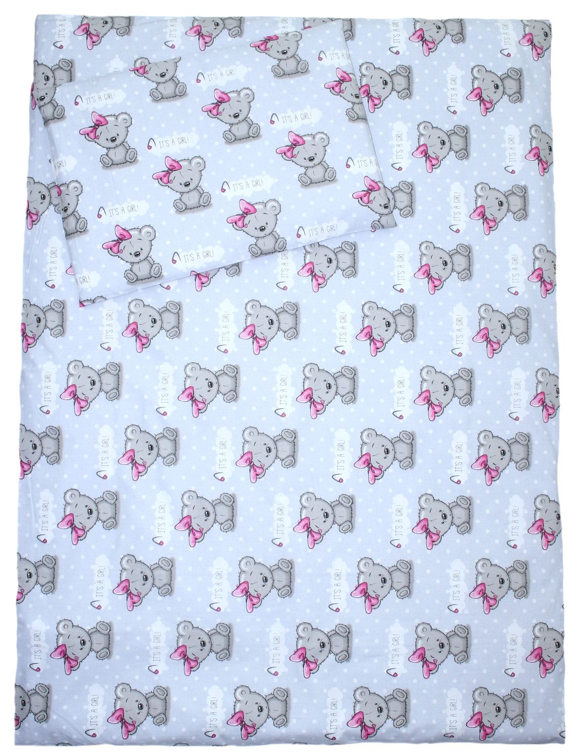 Babybettwäsche 2 teilige Baby Kinder Bettwäsche 100% Baumwolle 100x135 cm