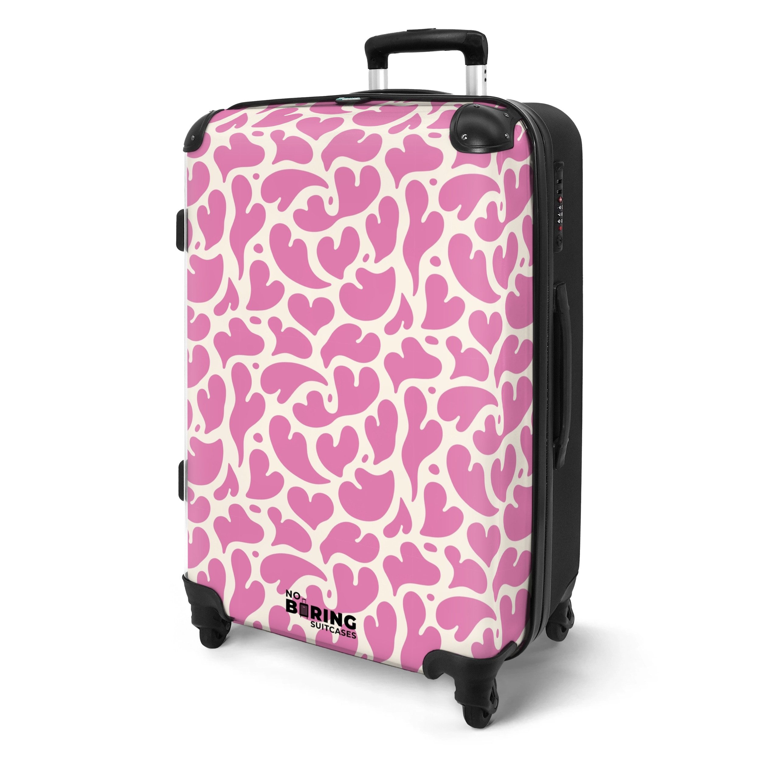 NoBoringSuitcases.com© Hartschalen-Trolley Rosa Herzen Muster 67 günstig online kaufen