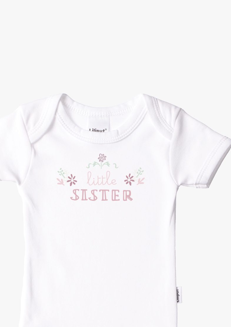Liliput Kurzarmbody Little Sister mit Druckknöpfen im Schritt