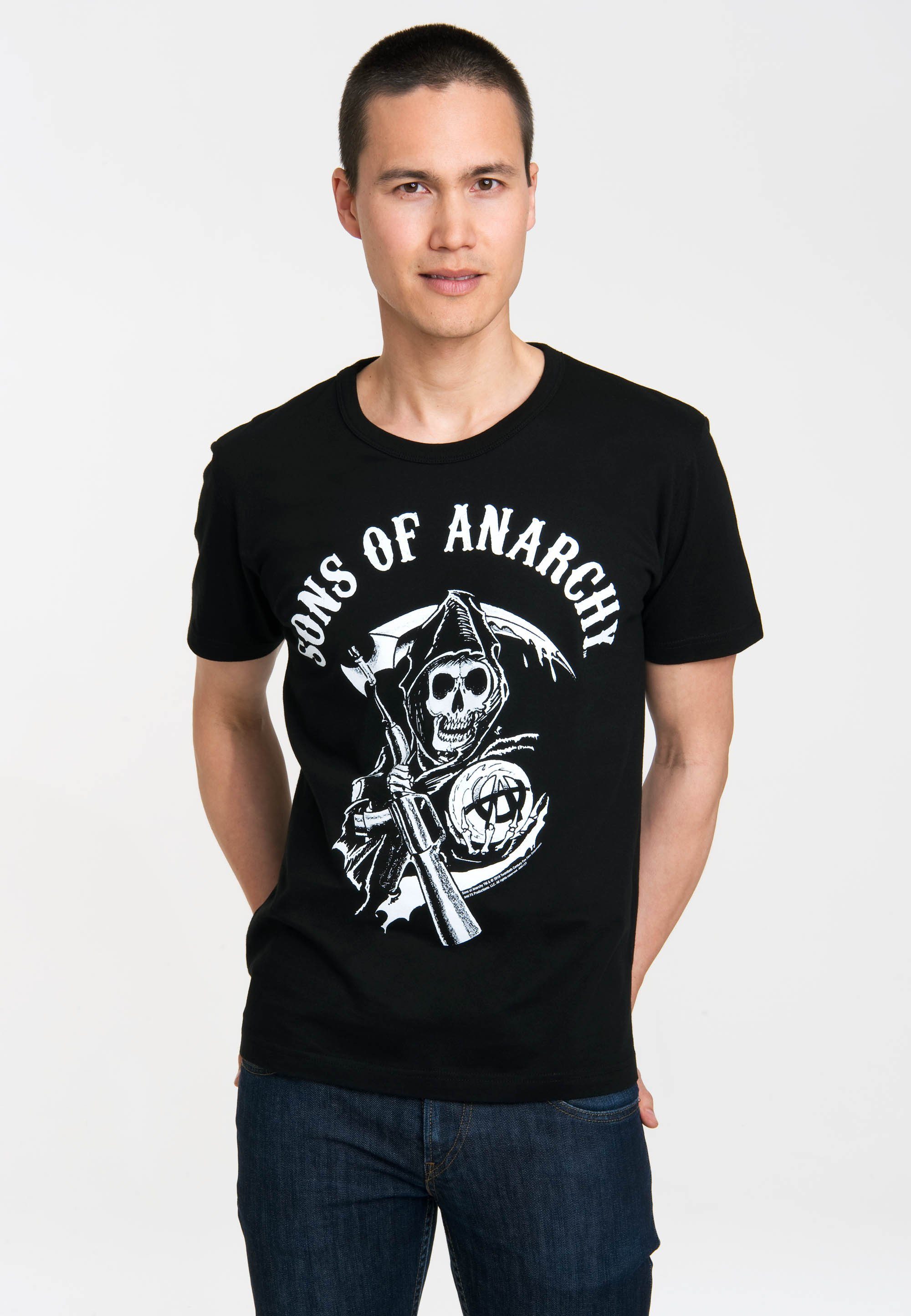 LOGOSHIRT T-Shirt Sons of Anarchy Logo günstig online kaufen