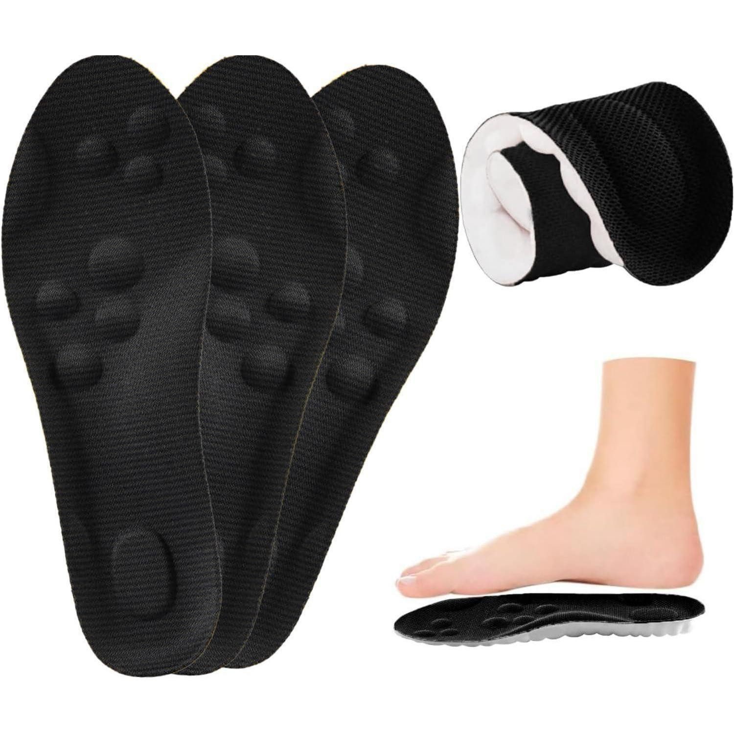 LuxusKollektion orthopädische Schuheinlagen Orthopädische Einlegesohlen 3 Paar Fersensporn Fußschmerzen Gr. 41-42