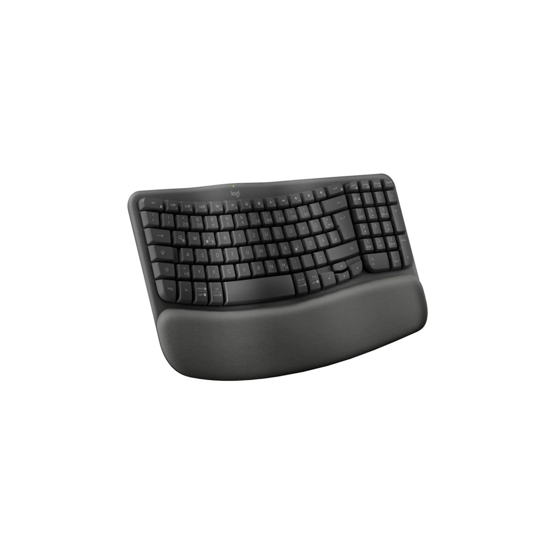 Logitech Wave Keys Ergonomische Kabellose Tastatur Bluetooth Logi Bolt ergonomische Tastatur