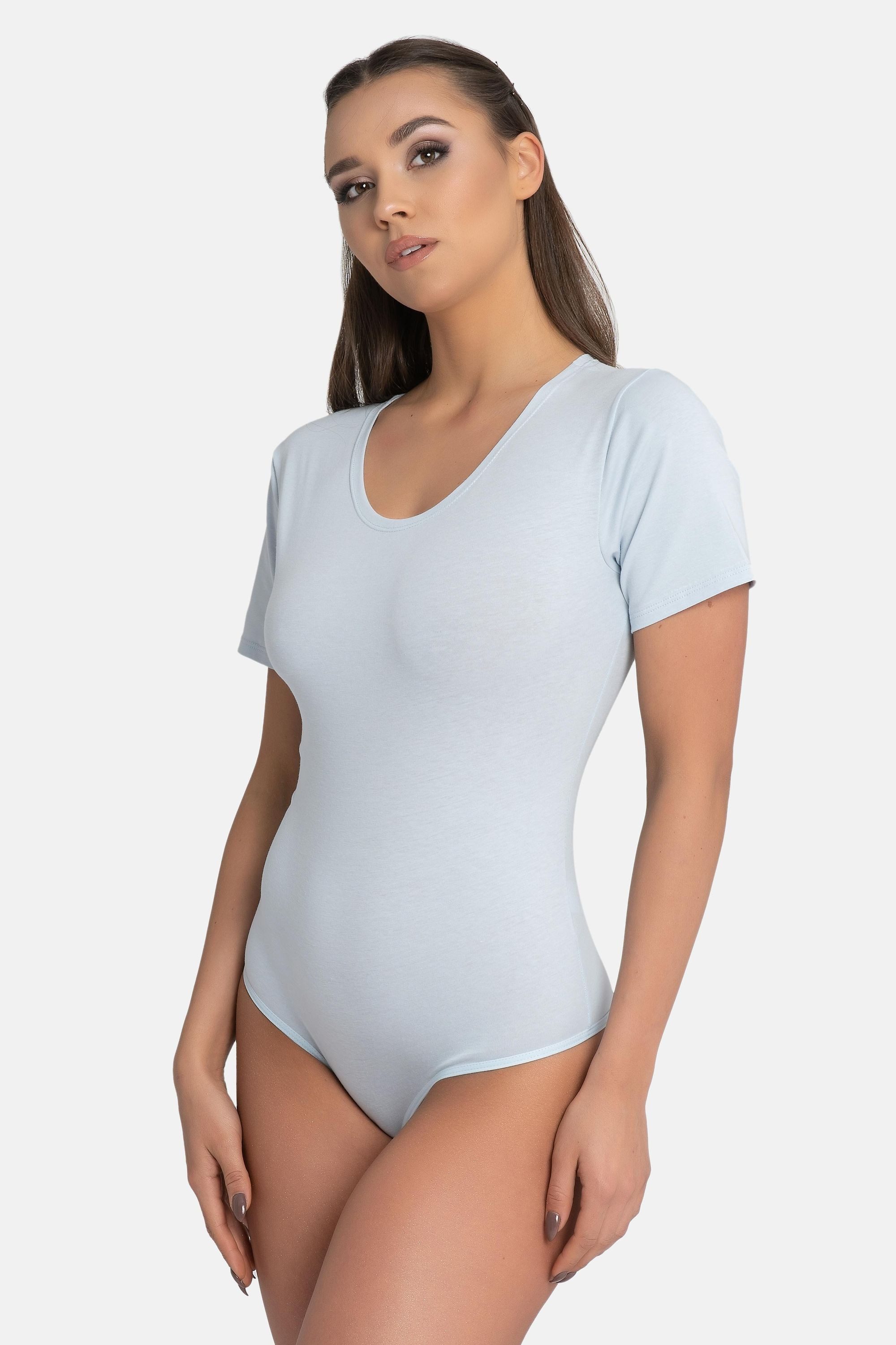 Evoni Stringbody Damen Kurzarmbody