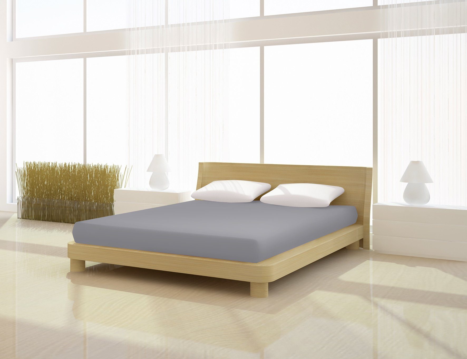 Mr. Sandman Spannbettlaken Spannbetttuch Elastan classic 180-200 x 200-220 günstig online kaufen