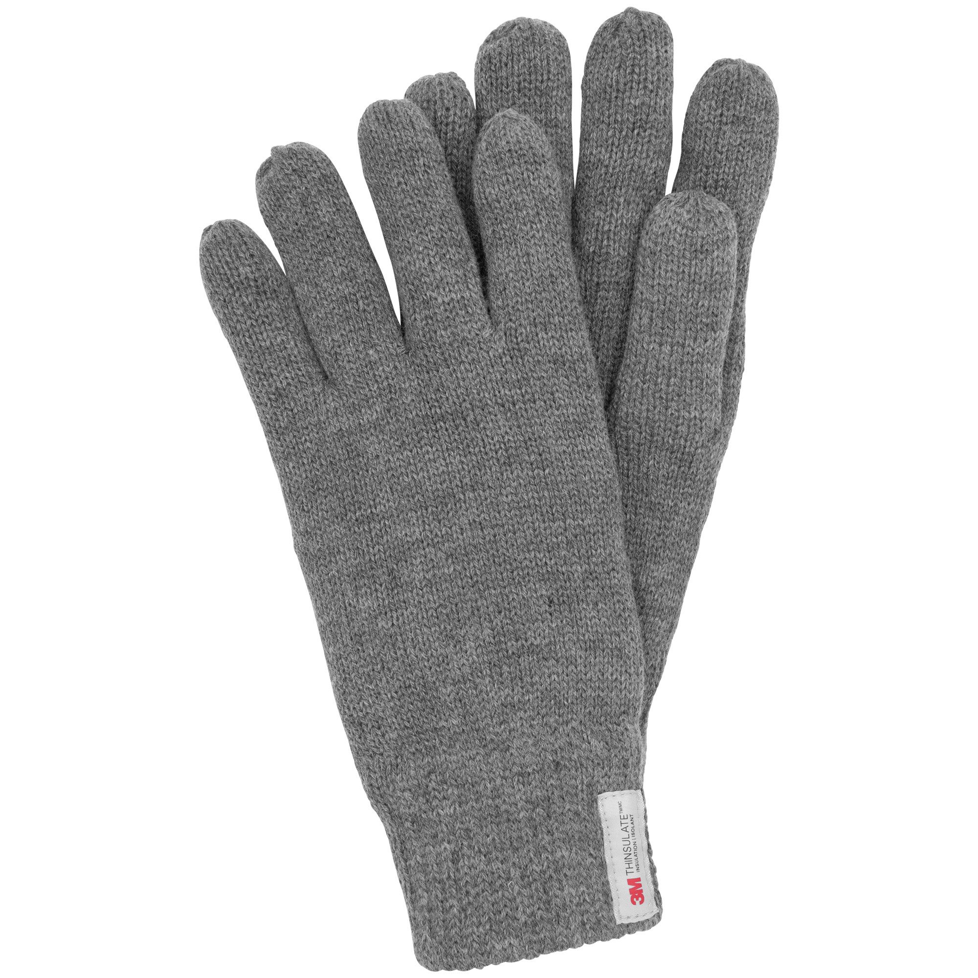 Indicode Strickhandschuhe Herren Jason Herrenhandschuhe Fingerhandschuhe höchste Wärmestufe