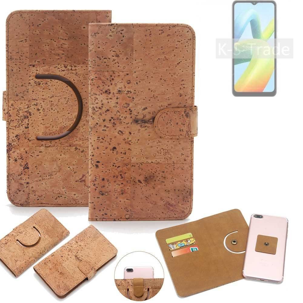 K-S-Trade Handyhülle für Xiaomi Redmi A1+, Handy Hülle Schutz Hülle Handyhülle Schutzhülle Korkhülle