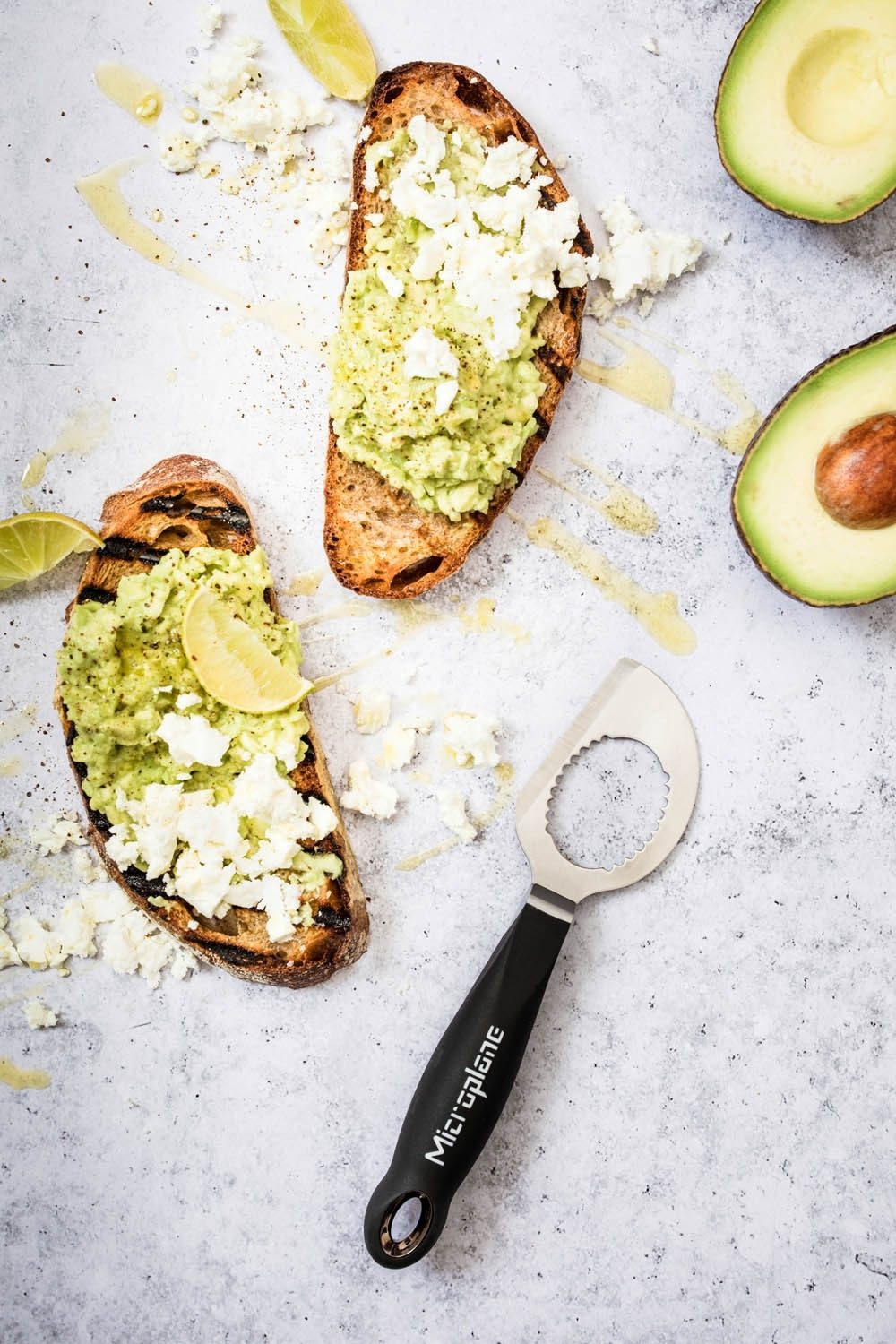 Microplane Gemüse-Scheibenschneider Avocado-Schneider SPECIALTY, L 18 cm, Schwarz, (1-tlg)