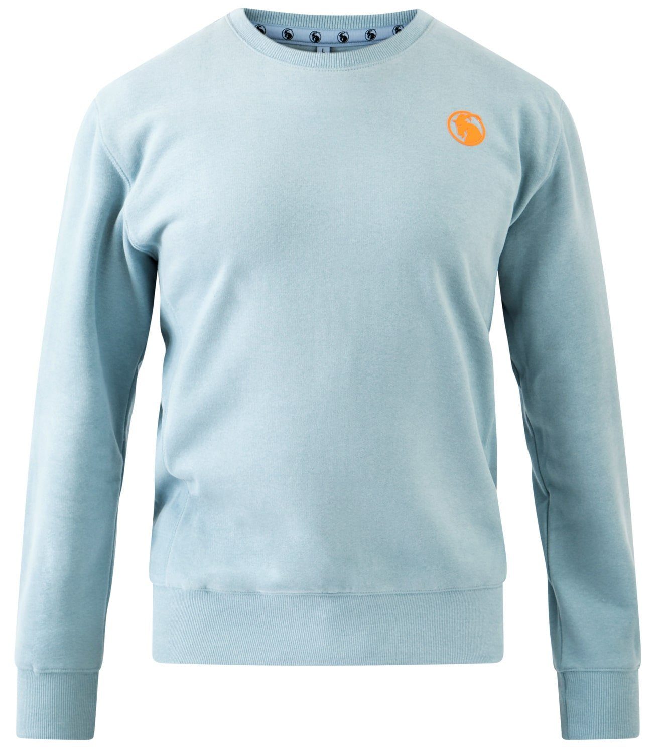 Klassische Neuerscheinungen für 2024 Capricorn Rockwear Sweatshirt Whitby 5XL S hellblau von bis Rippstoff, eingenähter Größen Seitlich