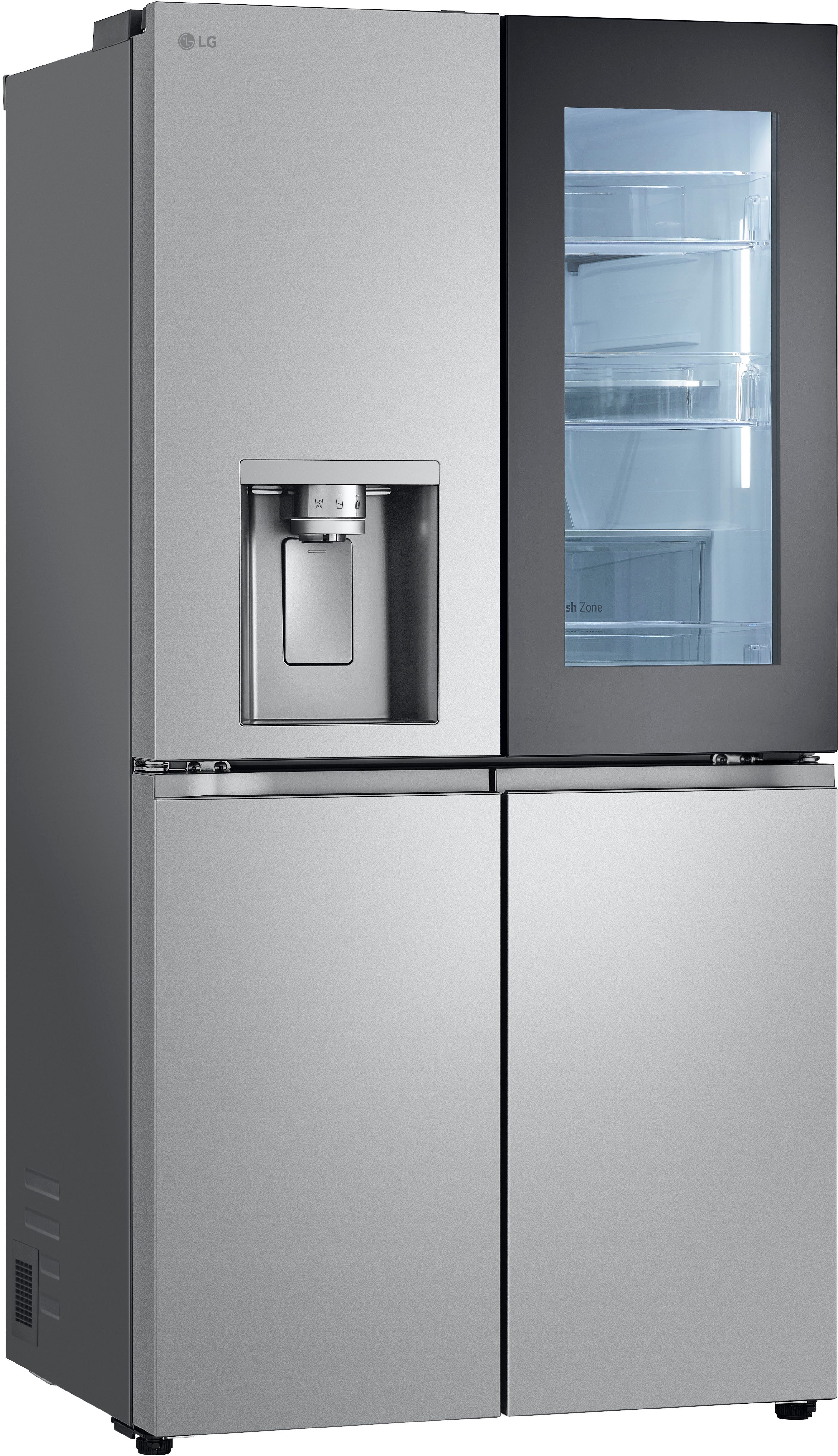 Valentinstagsgeschenk LG Multi Door GMG960MBEE, 179,2 cm hoch, 91,4 cm breit, InstaView : zweimal klopfen, reinschauen! mit Craft Ice - Spender, silbe