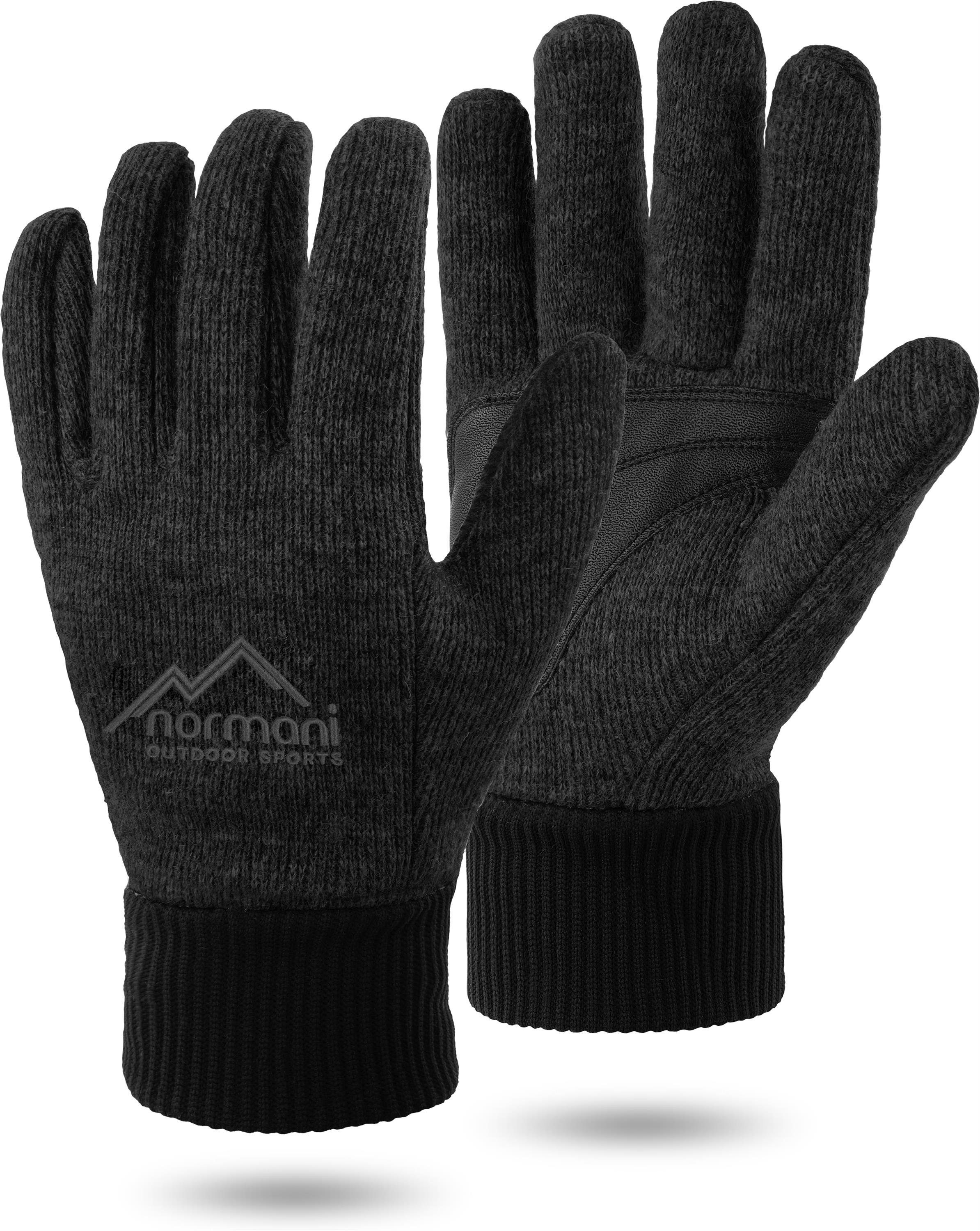 normani Skihandschuhe Woll-Strick-Fingerhandschuhe Hamilton Winterhandschuh günstig online kaufen