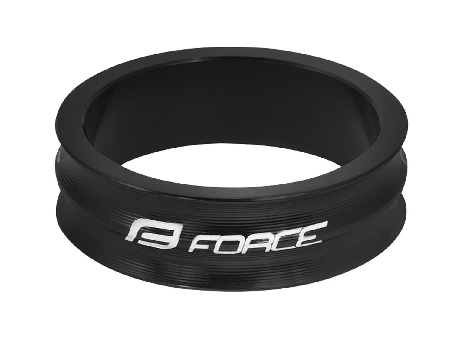 Lenkervorbau spacer headset FORCE 1 1/8" AHEAD 10 mm Al. black