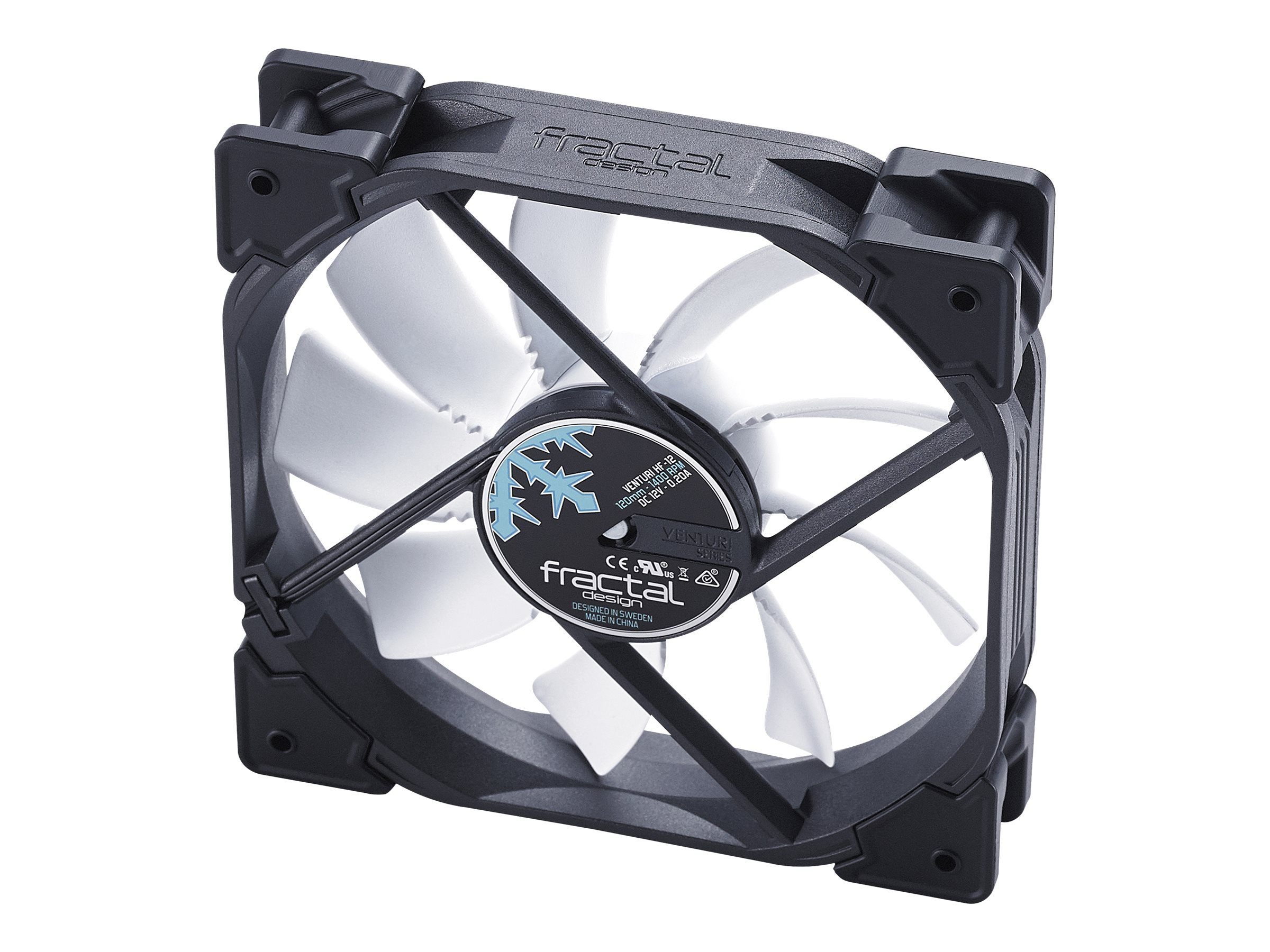 Gehäuselüfter FRACTAL DESIGN Lüfter FRACTAL-DESIGN Venturi HF-12 120mm white
