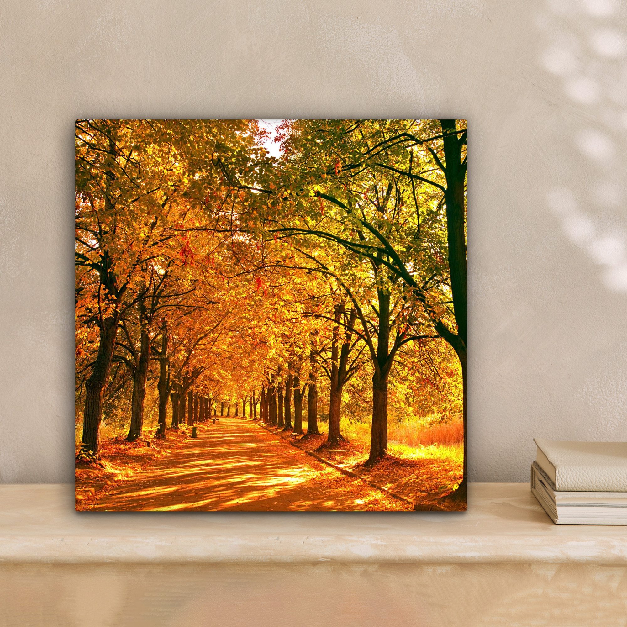 OneMillionCanvasses® Leinwandbild Wald - Herbst - Jahreszeiten - Ländlich, günstig online kaufen