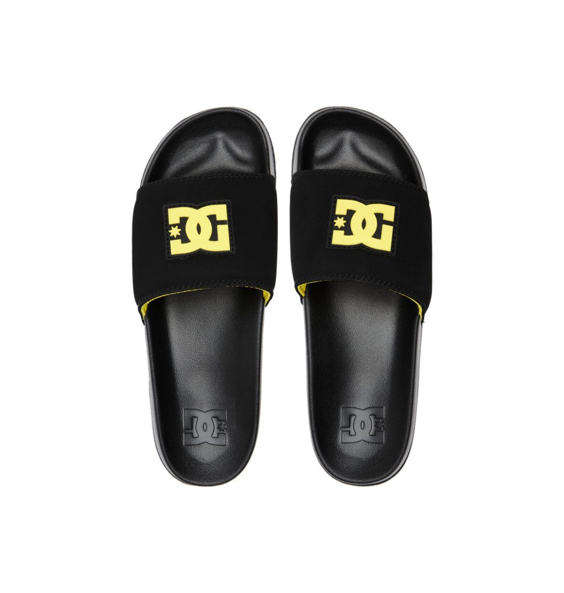 DC DC Black/Black/Yellow Shoes Sandale