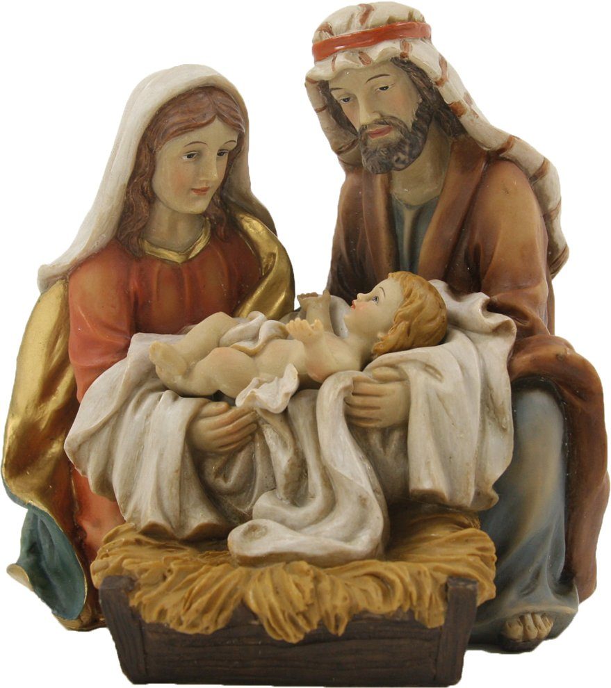dekoprojekt Krippenfigur Krippenfigur Heilige Familie orientalisch, Krippenblock 13 cm (2 St)