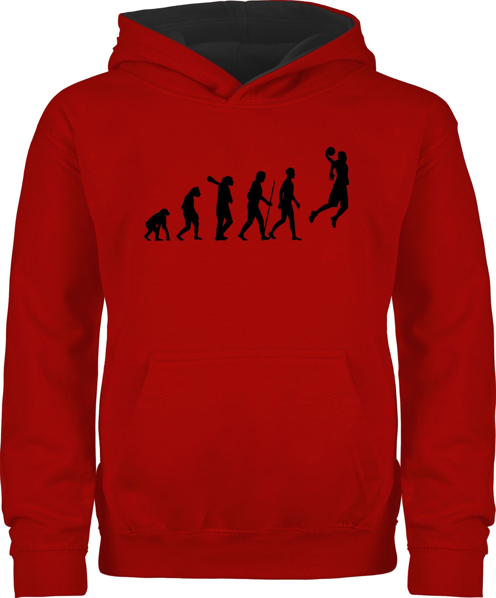 Shirtracer Hoodie Basketball Evolution Evolution Kinder