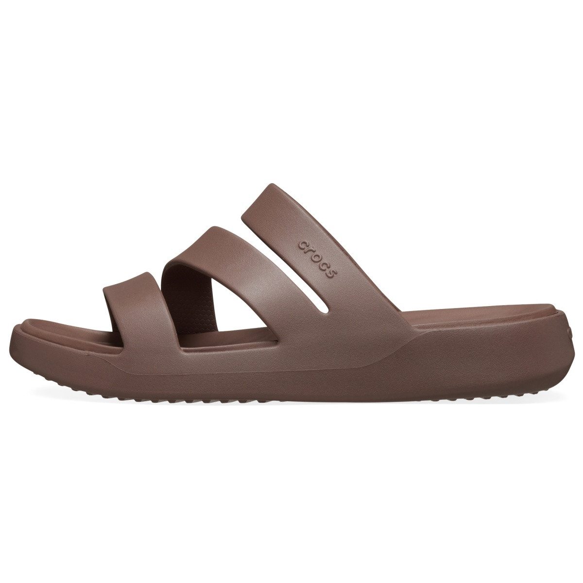 Crocs Sandale Getaway Strappy (leichtes, nahtlos, flexibel) braun Damen Bad günstig online kaufen