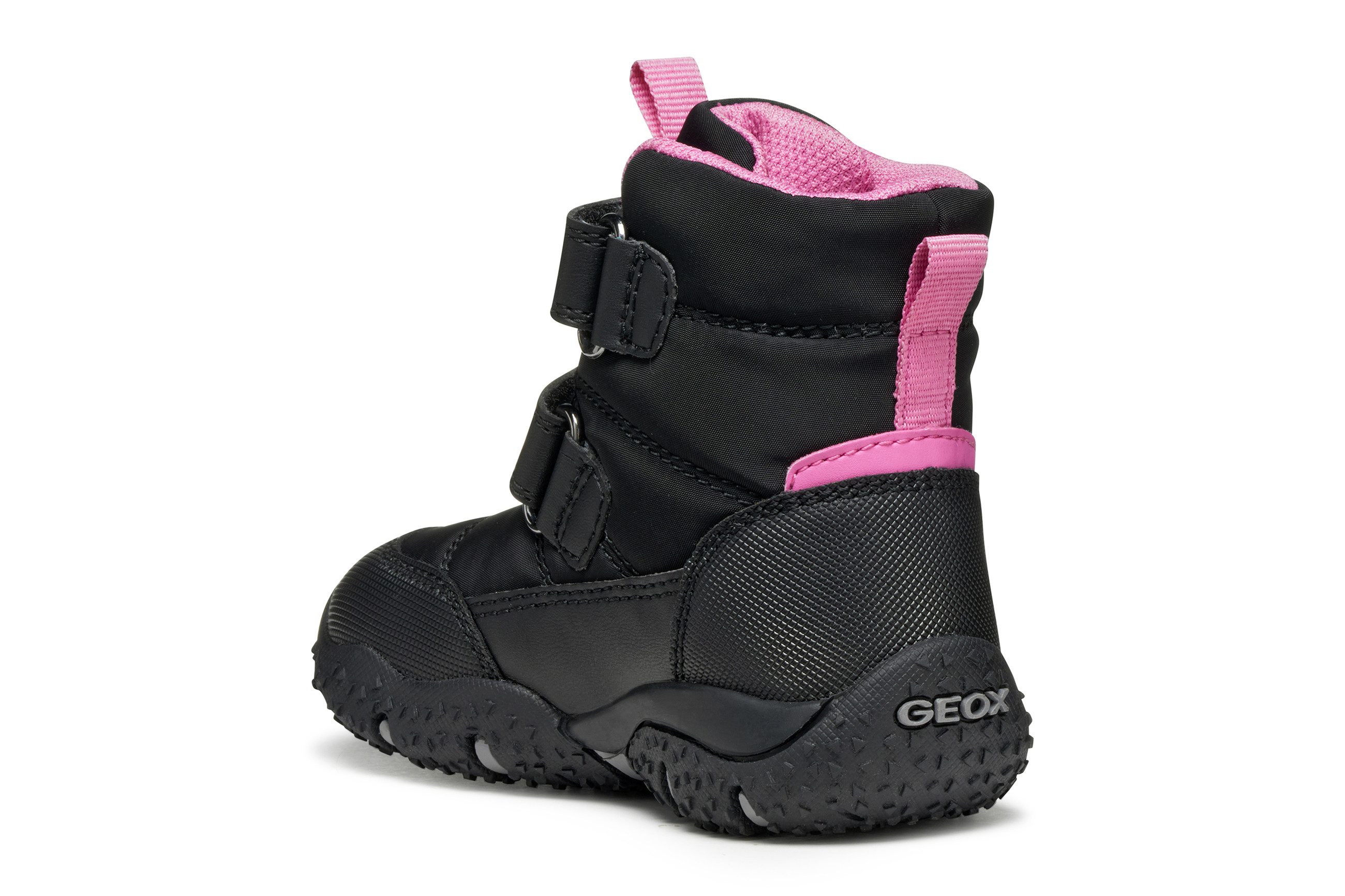 Geox B BALTIC GIRL B ABX Winterboots Klettstiefel, Snowboots mit Warmfutter, Größenschablone zum Download