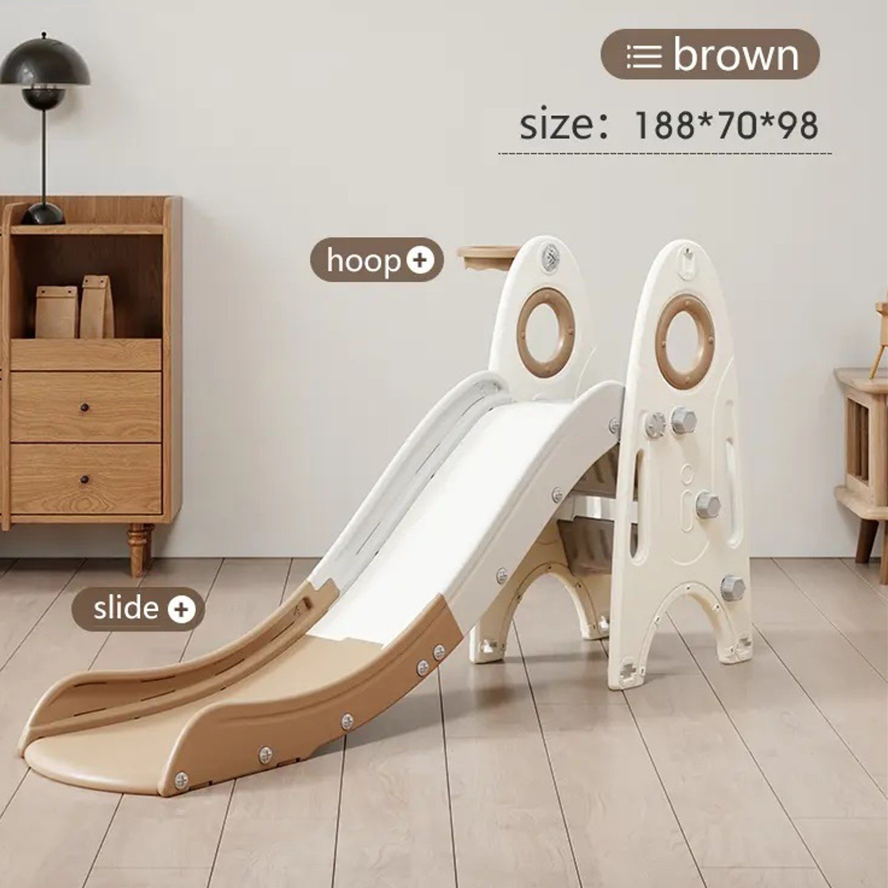 TikTakToo Indoor-Rutsche Gartenrutsche Kinderrutsche Motoriktrainer, (einfa günstig online kaufen