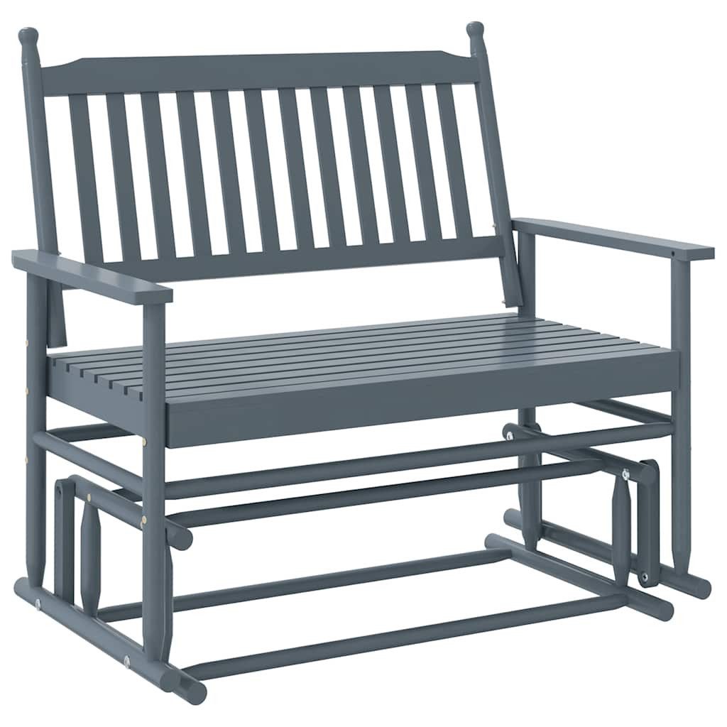 vidaXL Schaukelstuhl Schaukelbank Grau 118x70x104,5 cm günstig online kaufen