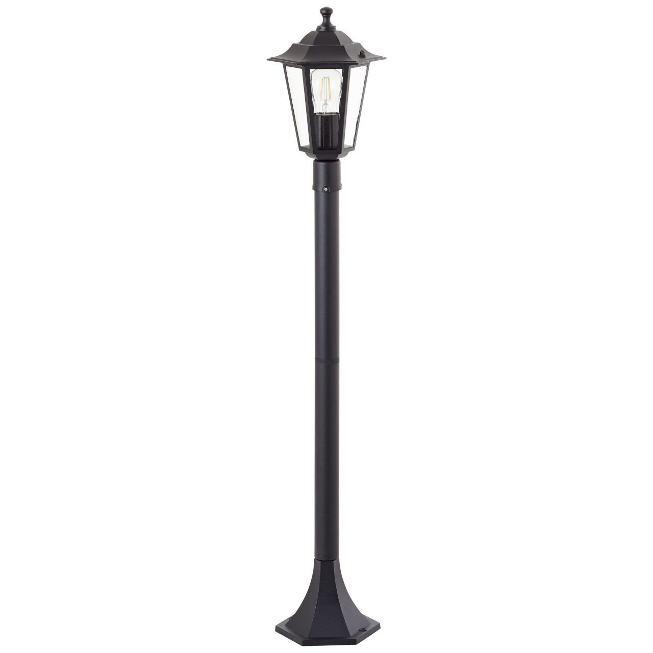 Brilliant Außen-Stehlampe 1x 100cm 60W, geeignet Außenstandleuchte schwarz f Carleen Carleen, E27, A60