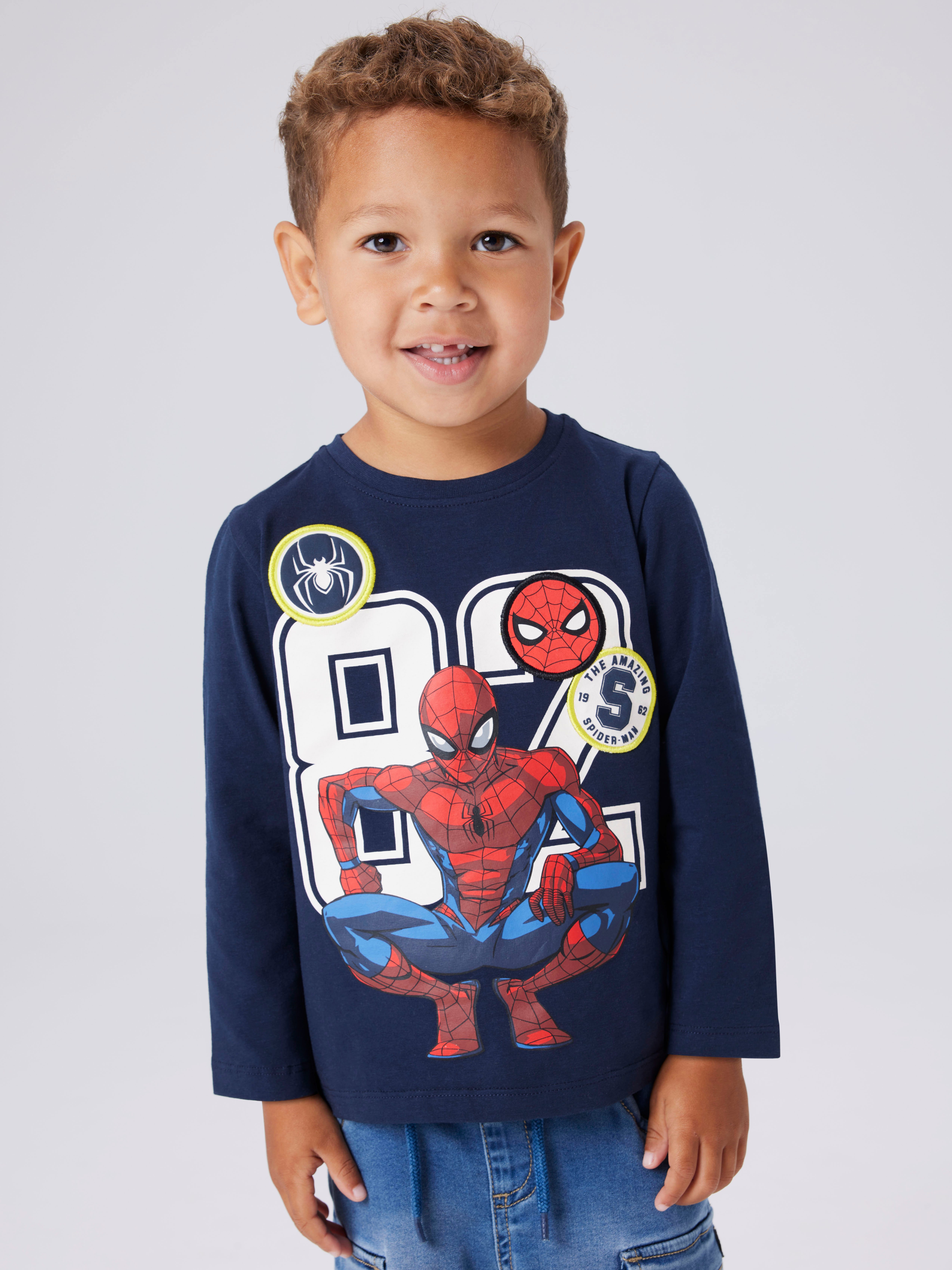 T-Shirt NMMDEEP SPIDER LS NREG TOP BOX NOOS MAR