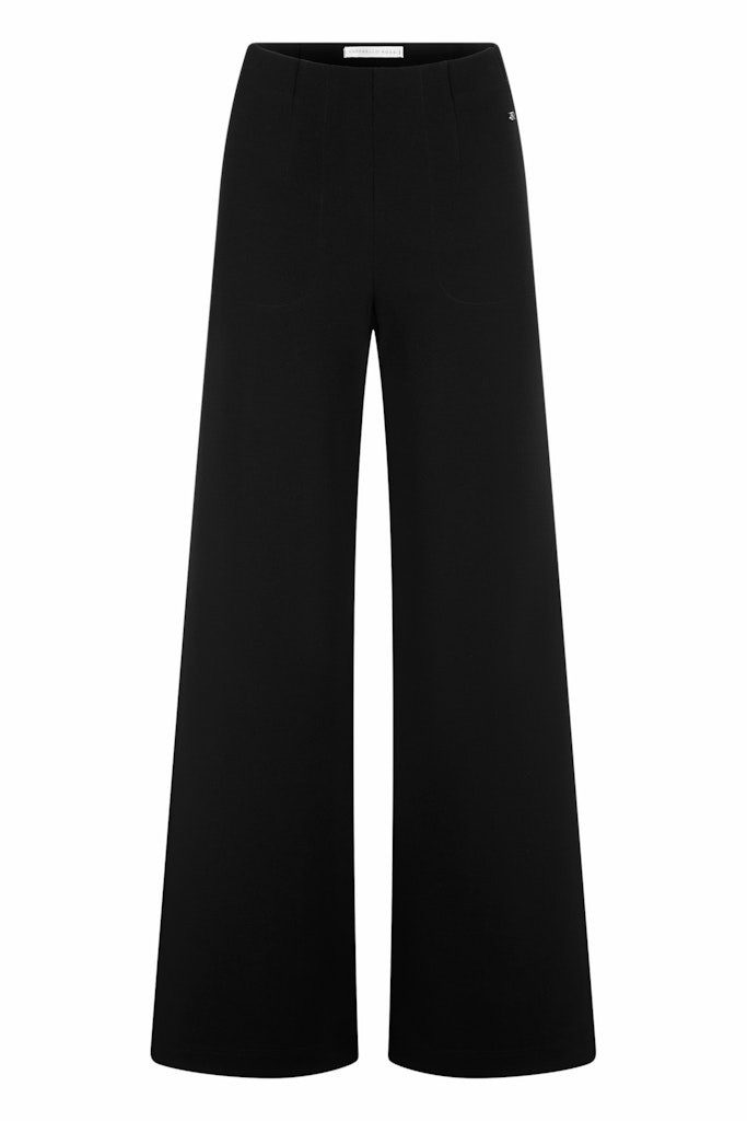 Raffaello Rossi Stoffhose Luxus-Double-Jersey mit dekorativen Steppungen