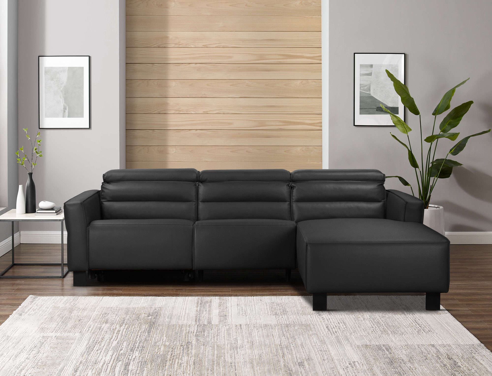 Home affaire Ecksofa Carpari, L-Form, 263 cm, manuelle o. elektrische Relaxfunktion, USB A/C und Kopfteilverstellung