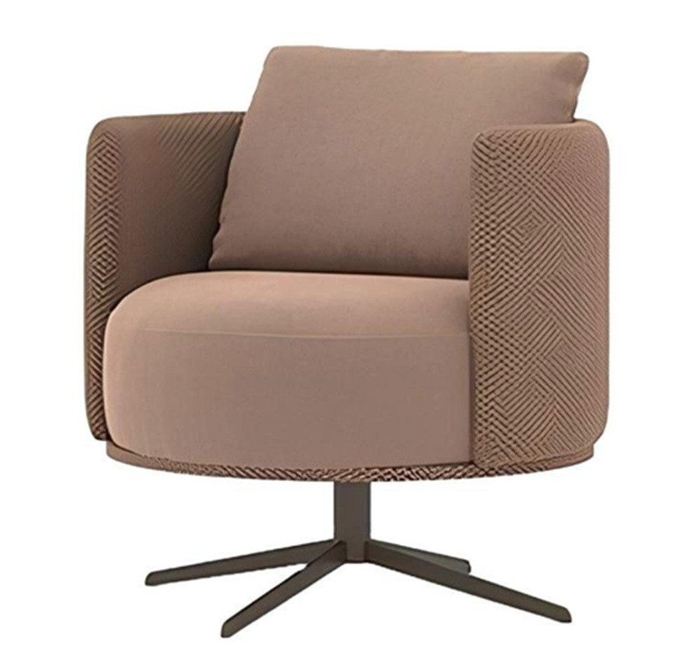 Xlmoebel Drehsessel Hochwertiger Stoff-Sessel für das Wohnzimmer - Moderne Designermöbel (1-St., Кресла), Hergestellt in Europa