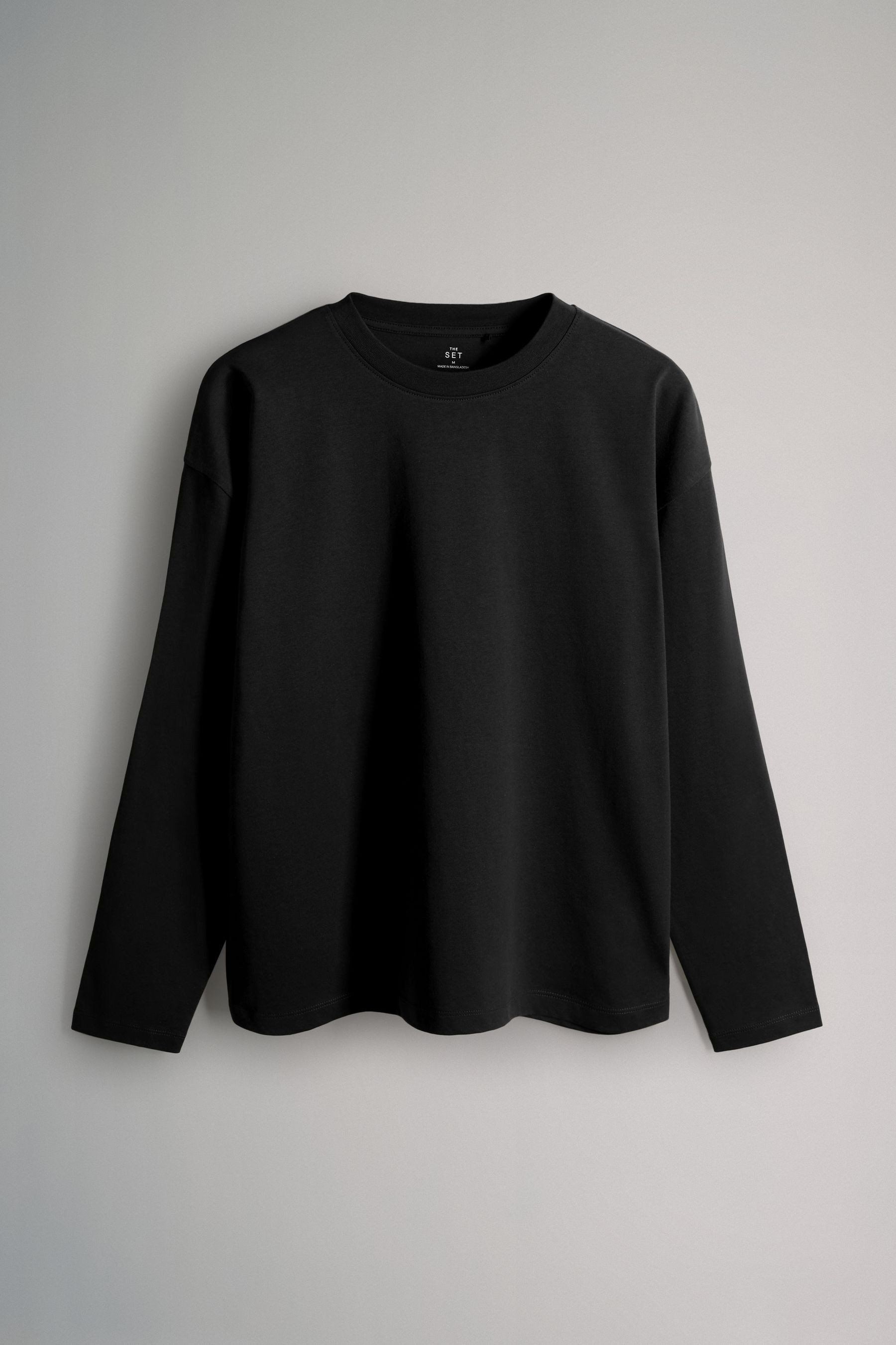The Set Langarmshirt The Set Relaxed Fit Langarmshirts, 4er-Pack (4-tlg)