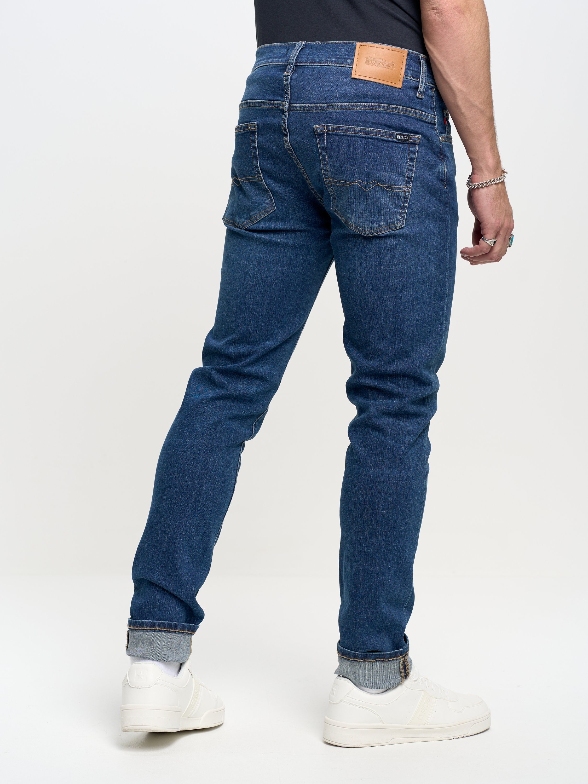 BIG STAR Skinny-fit-Jeans JEFFRAY (1-tlg) dunkelblau