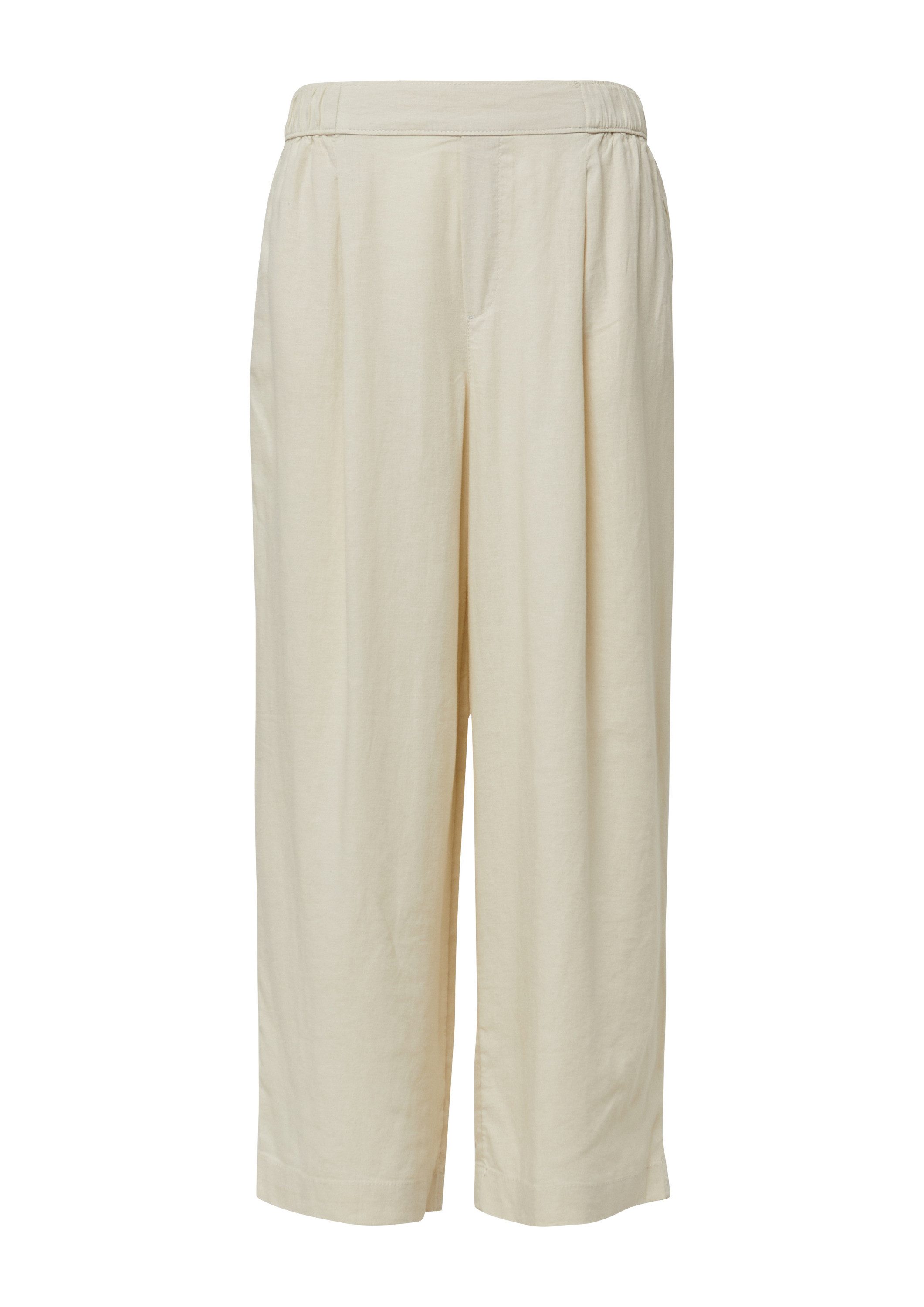 s.Oliver 7/8-Hose Hose High-Rise Culotte aus Leinenmix im Relaxed Fit günstig online kaufen