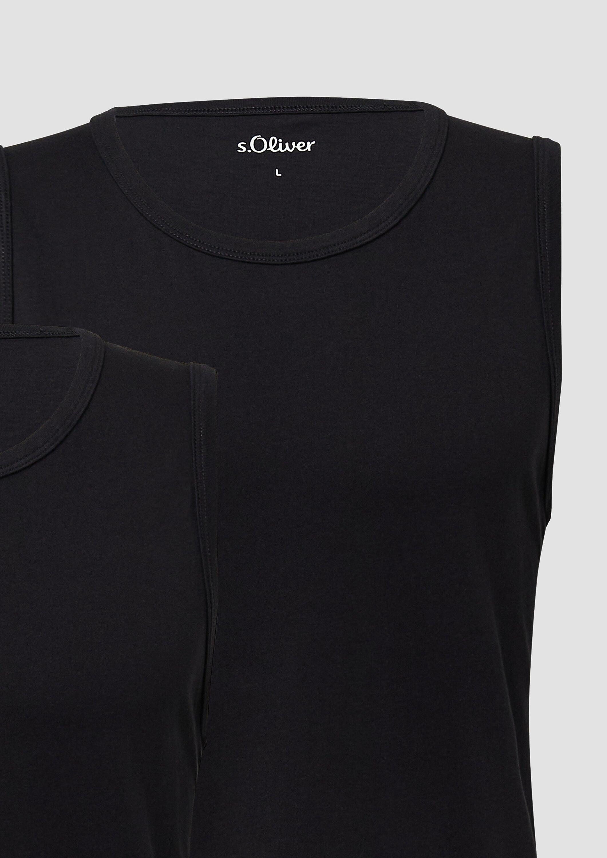 s.Oliver Muskelshirt T-Shirt Tanktop im 2er-Pack