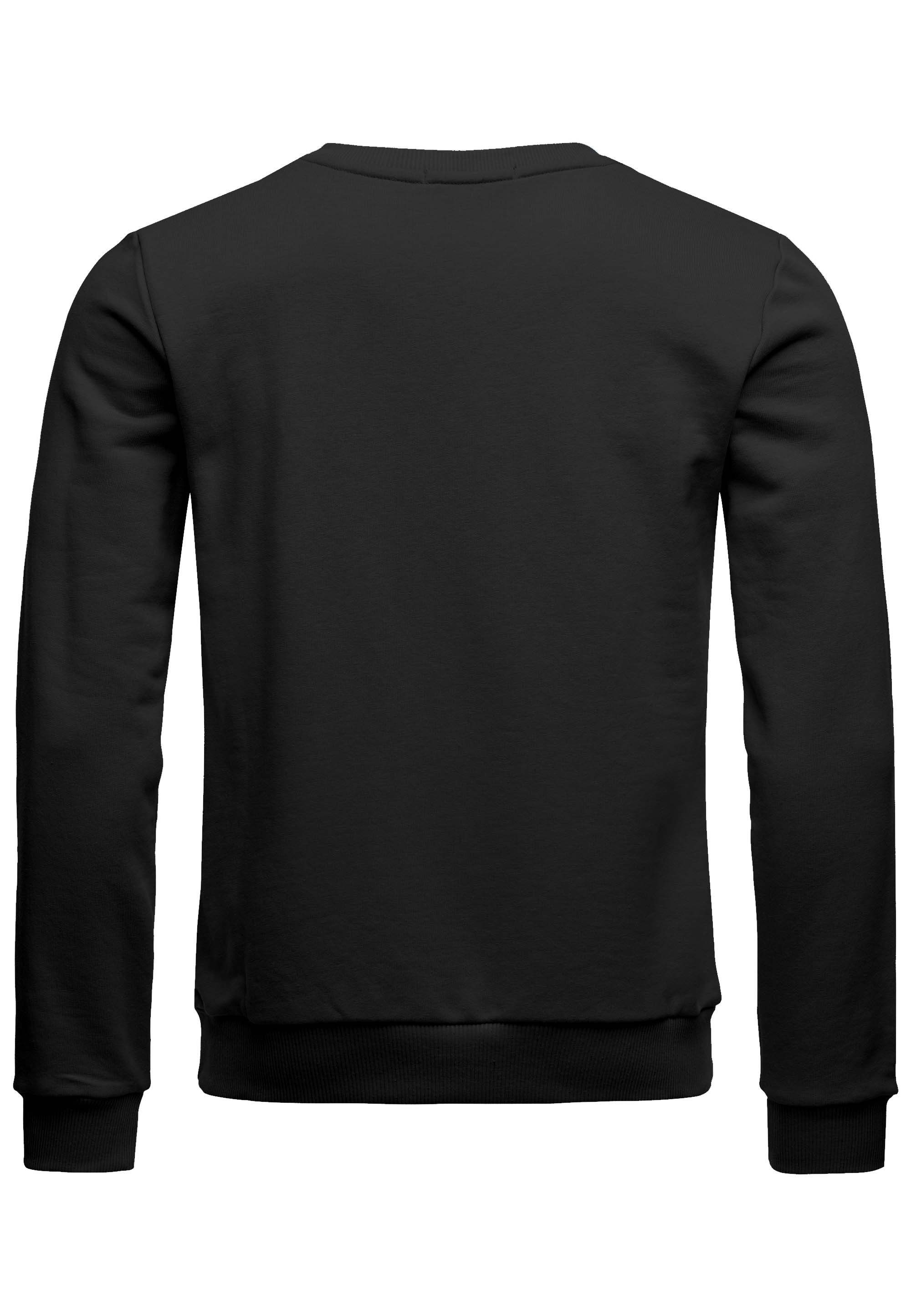 RedBridge Sweatshirt Basic Langarmshirt - Rundhals, regular fit, vielseitig