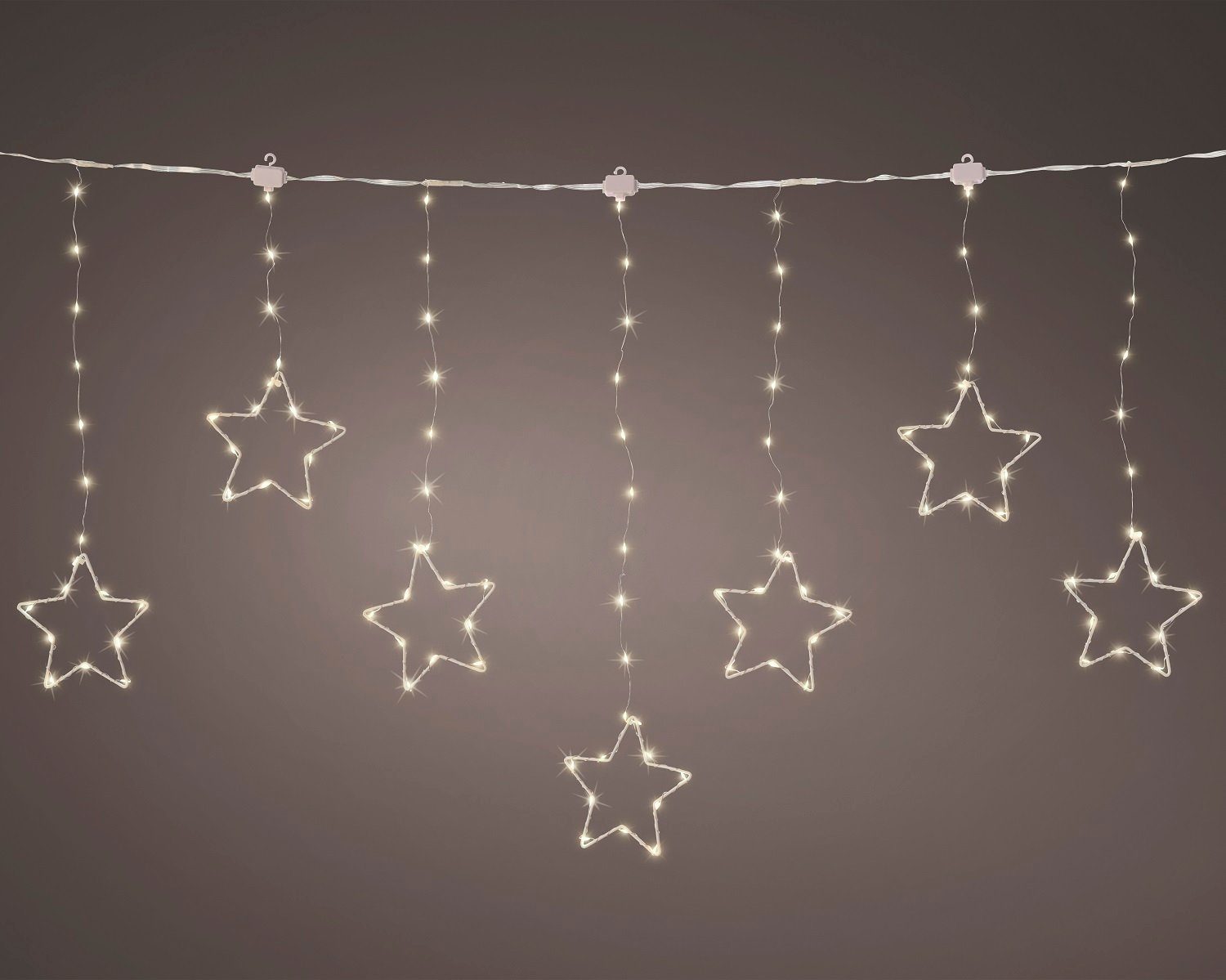 Lumineo Lichtervorhang Lumineo Stern-Lichtervorhang, CURTAIN TWINKLE günstig online kaufen