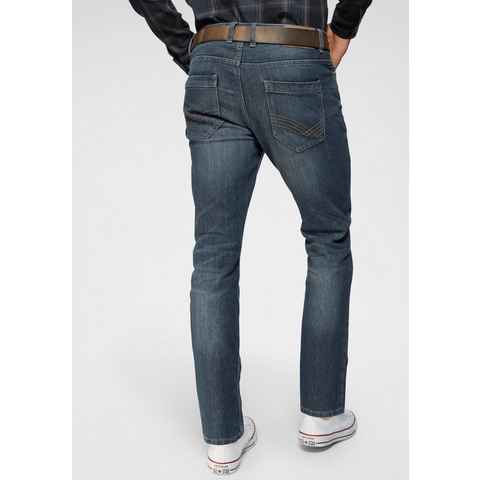 TOM TAILOR 5-Pocket-Jeans MARVIN mit kleinem Logo-Print