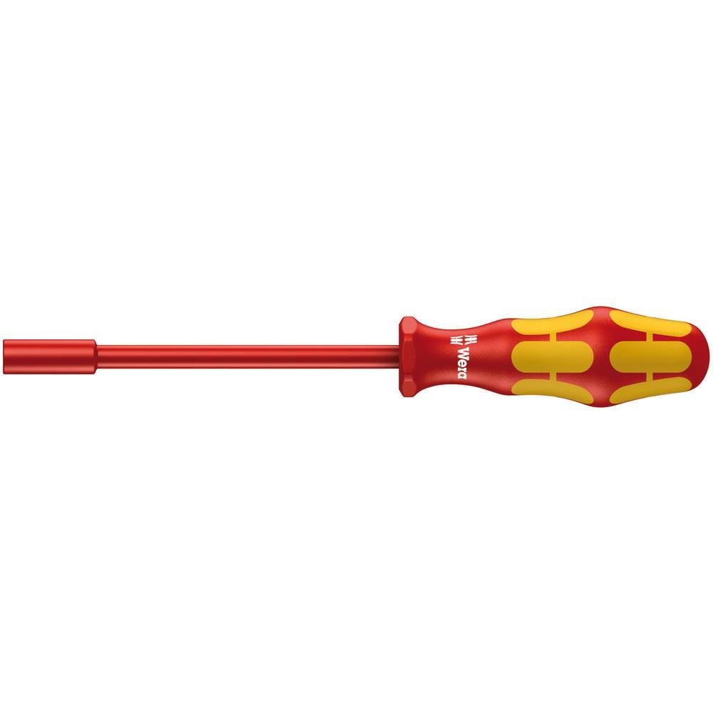 Wera Steckschlüssel VDE-isolierter Steckschlüssel, 8 x 125 mm 05005315001, Mehrkomponentengriff