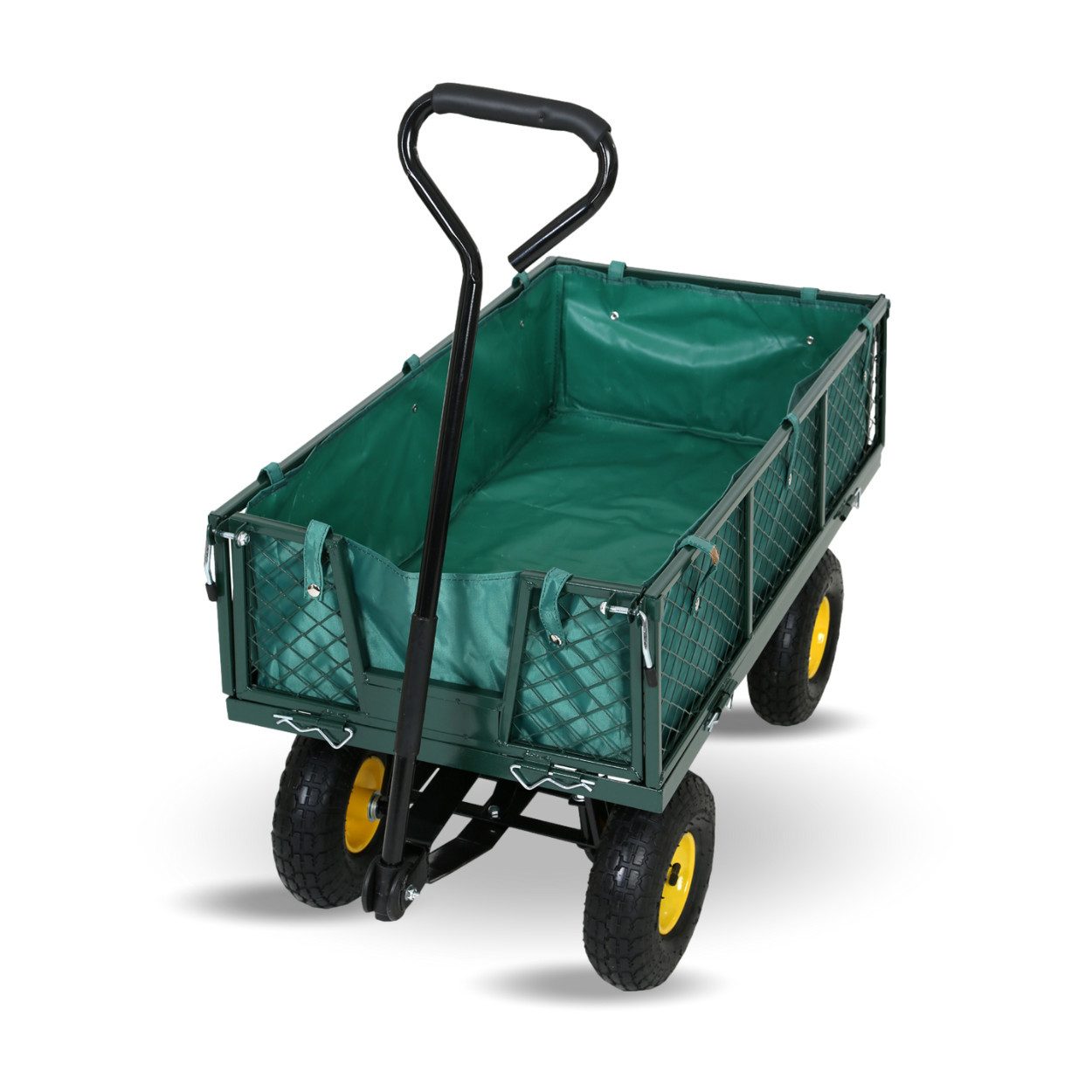 Frosal Transportwagen Phil - Gartenwagen & Transportkarre klappbar, grün