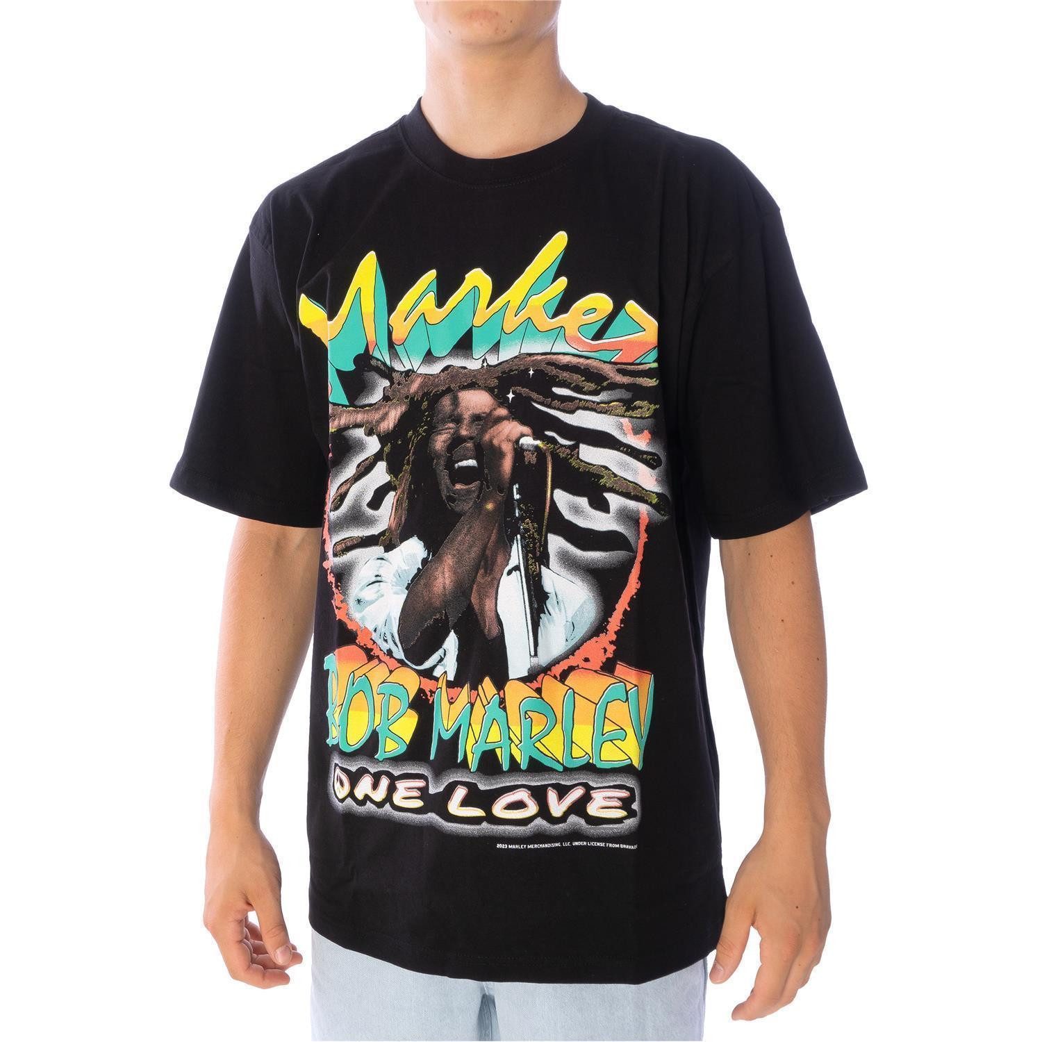 Market T-Shirt T-Shirt Market Bob Marley One Love (1-tlg) Großer "Market" Logo-Print auf der Vorderseite